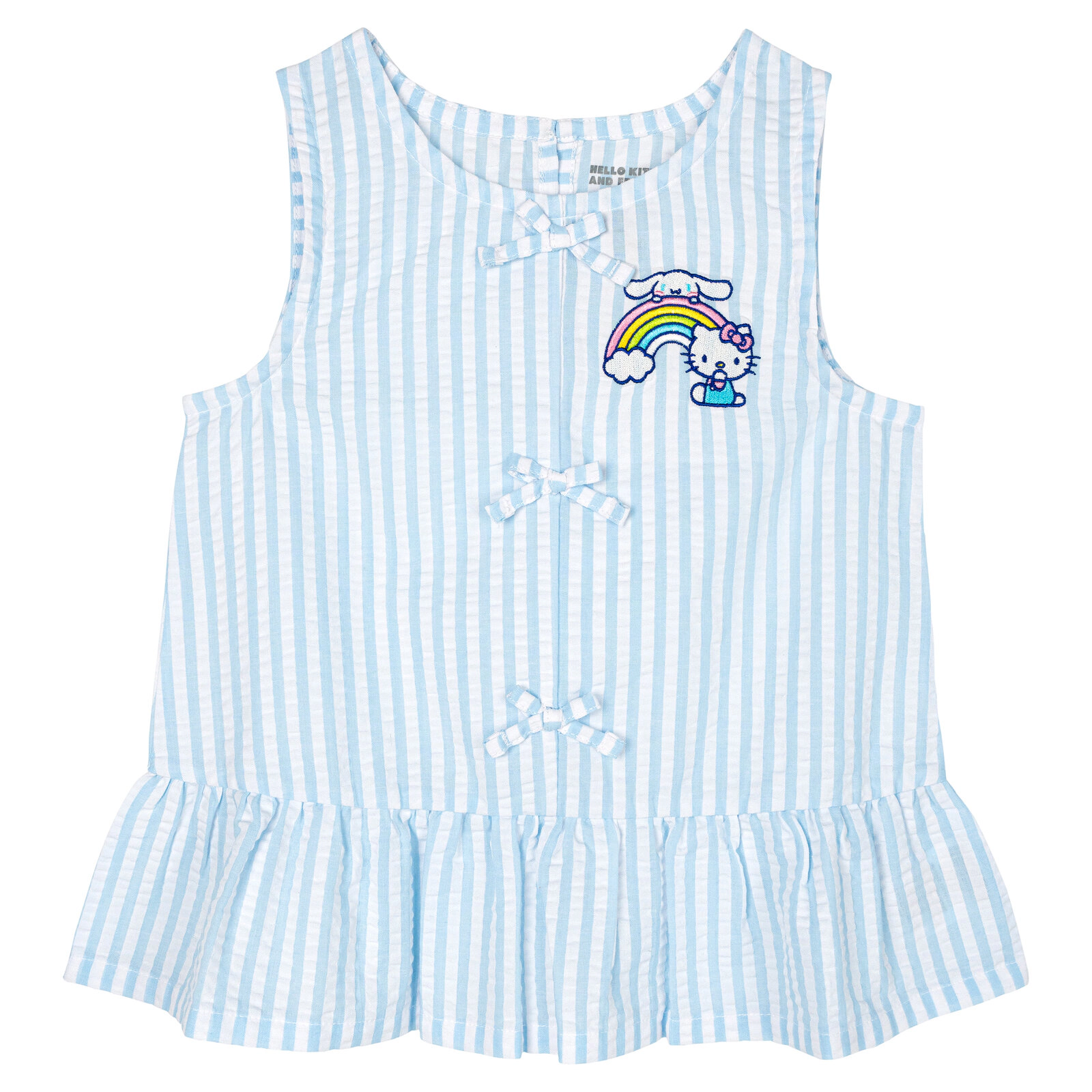 Hello Kitty Girls' 2-Piece Sleeveless Top and Shorts Set