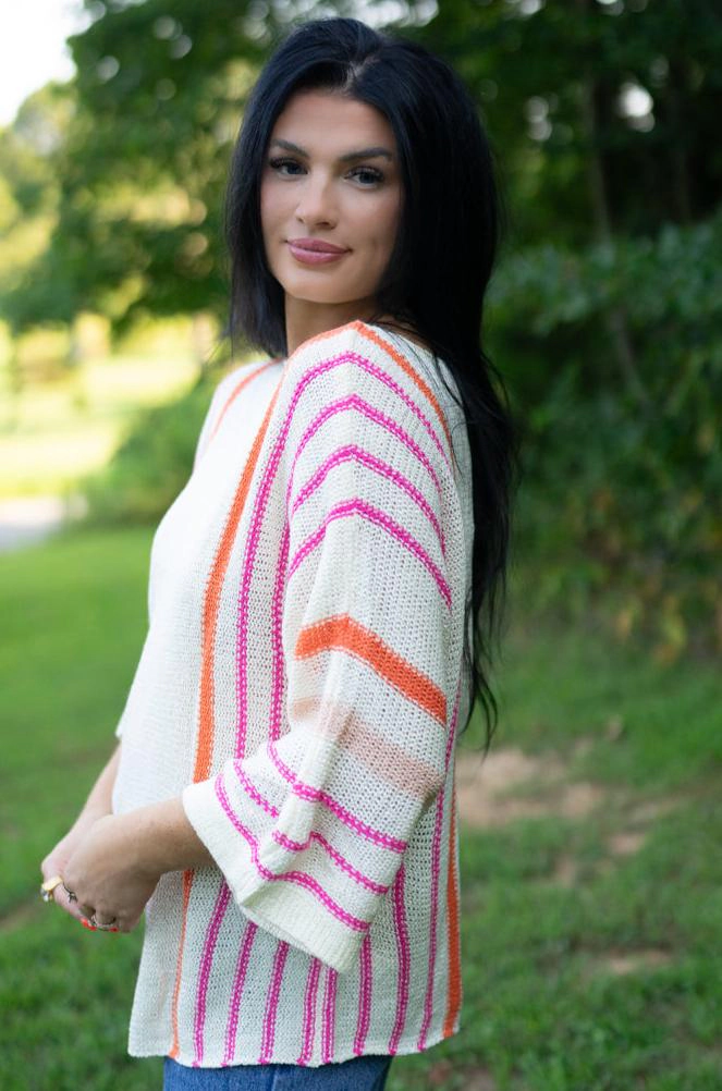Threaded Pear Women's Hayley Wide Sleeve Sweater