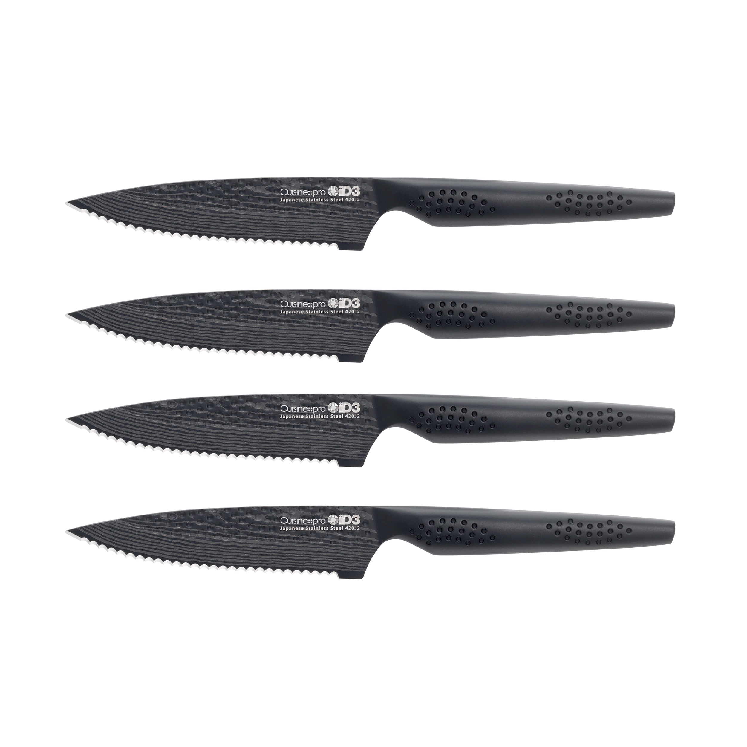 Cuisine::pro® iD3® BLACK SAMURAI Steak Knife Set 4 Piece