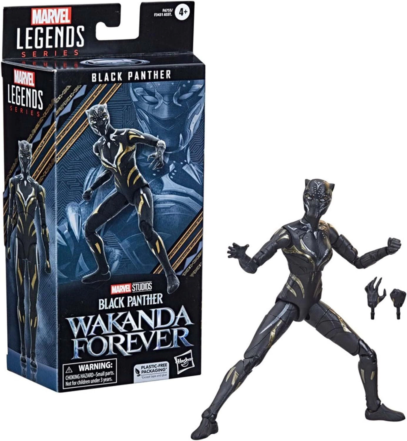 Marvel Legends Series Black Panther Wakanda Forever Black Panther 6-Inch MCU
