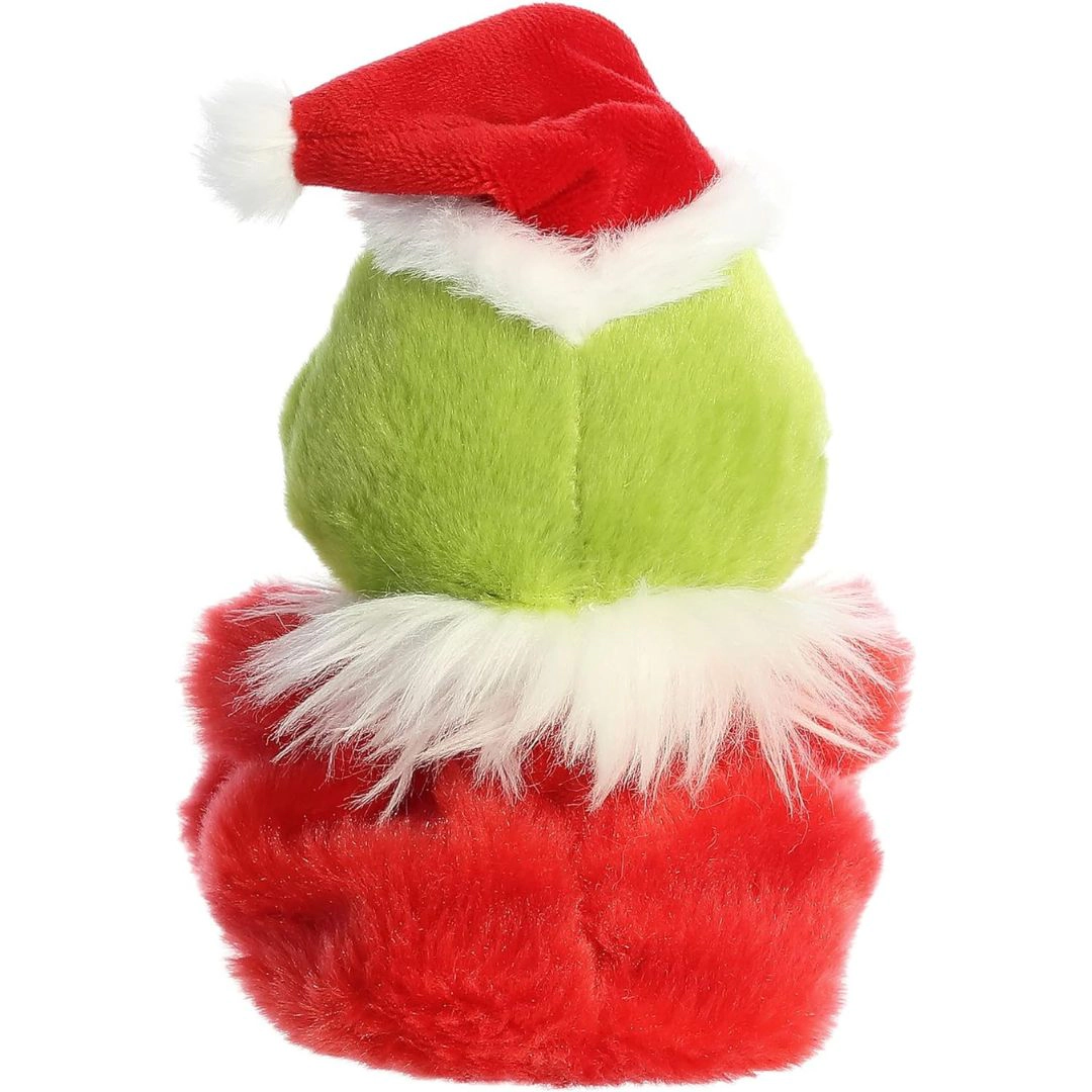 Aurora Palm Pals Dr. Seuss Santa Grinch 5-Inch Stuffed Animal Plush