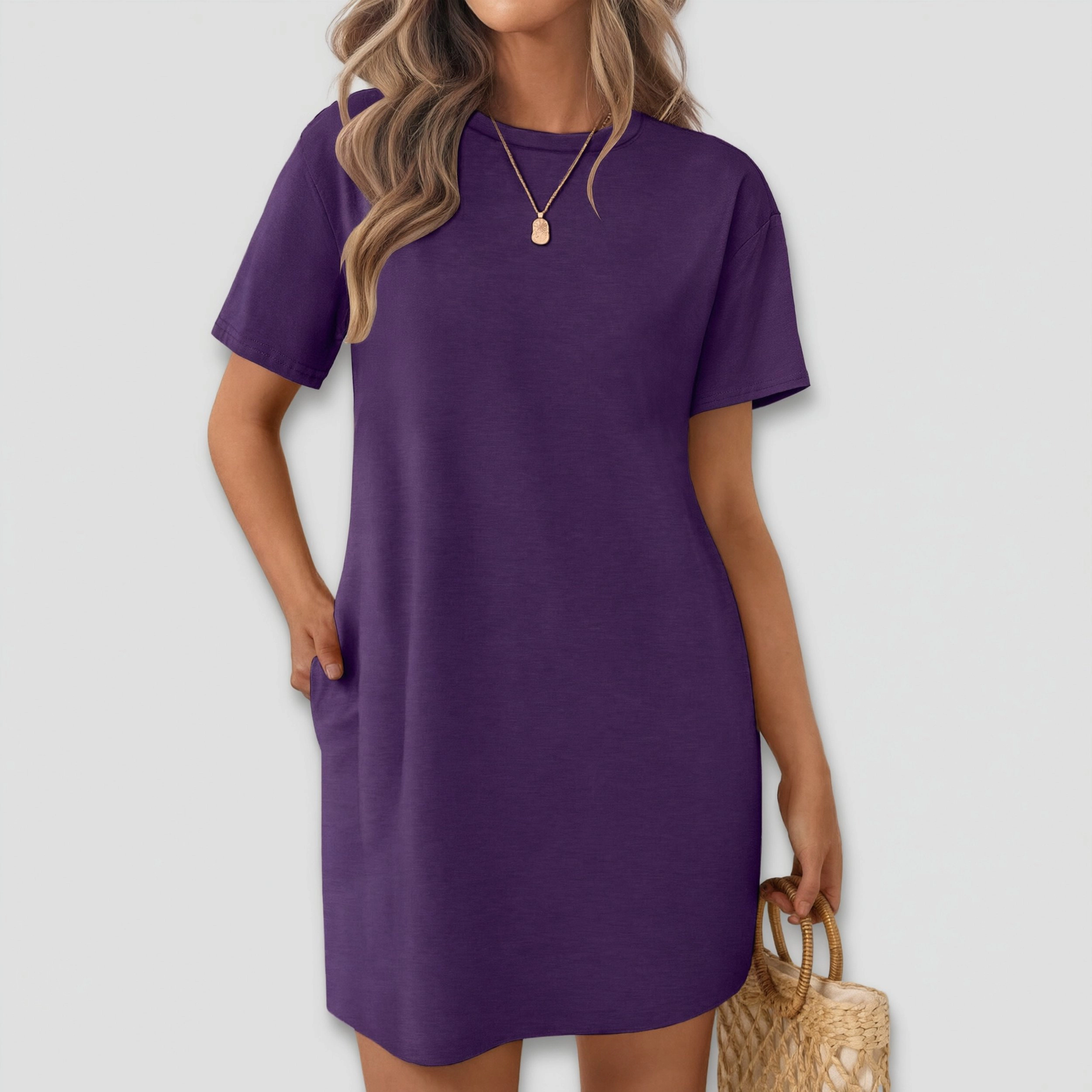 Ekouaer Nightgowns for Women Cotton Sleep Shirts Tshirt Nightshirt Casual Sleepdress Sleepwear