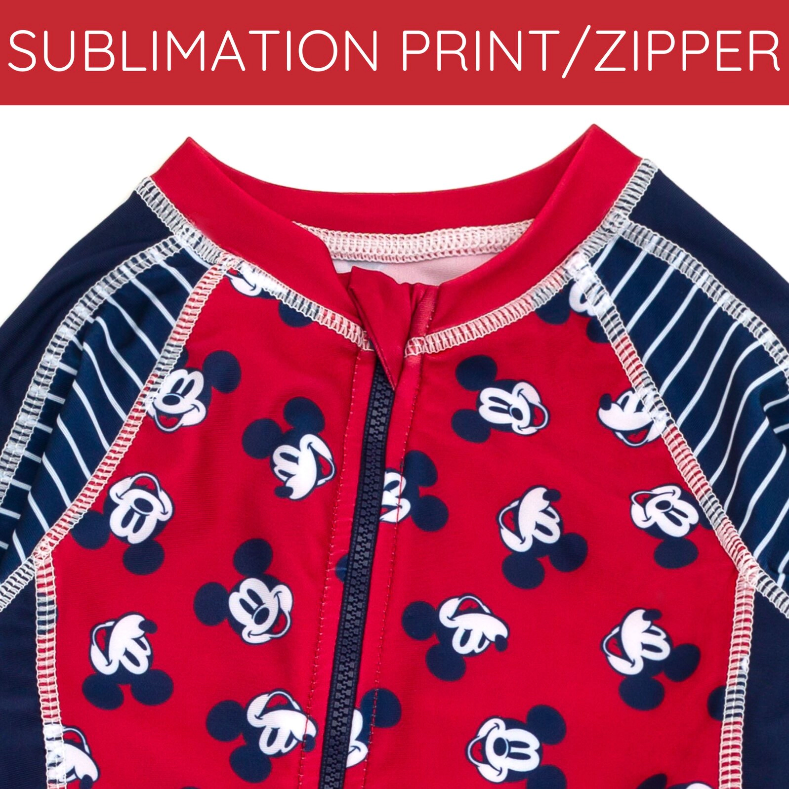 Disney Baby Boys' 2-Piece Swimwear Sunsuit and Hat Set