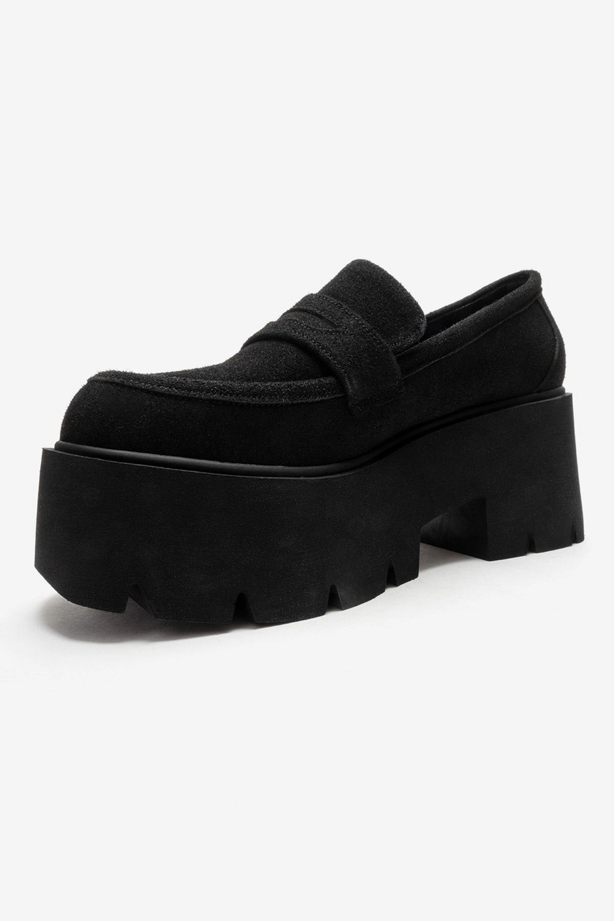 Prologue Shoes Womens Santia Chunky Platform Loafer