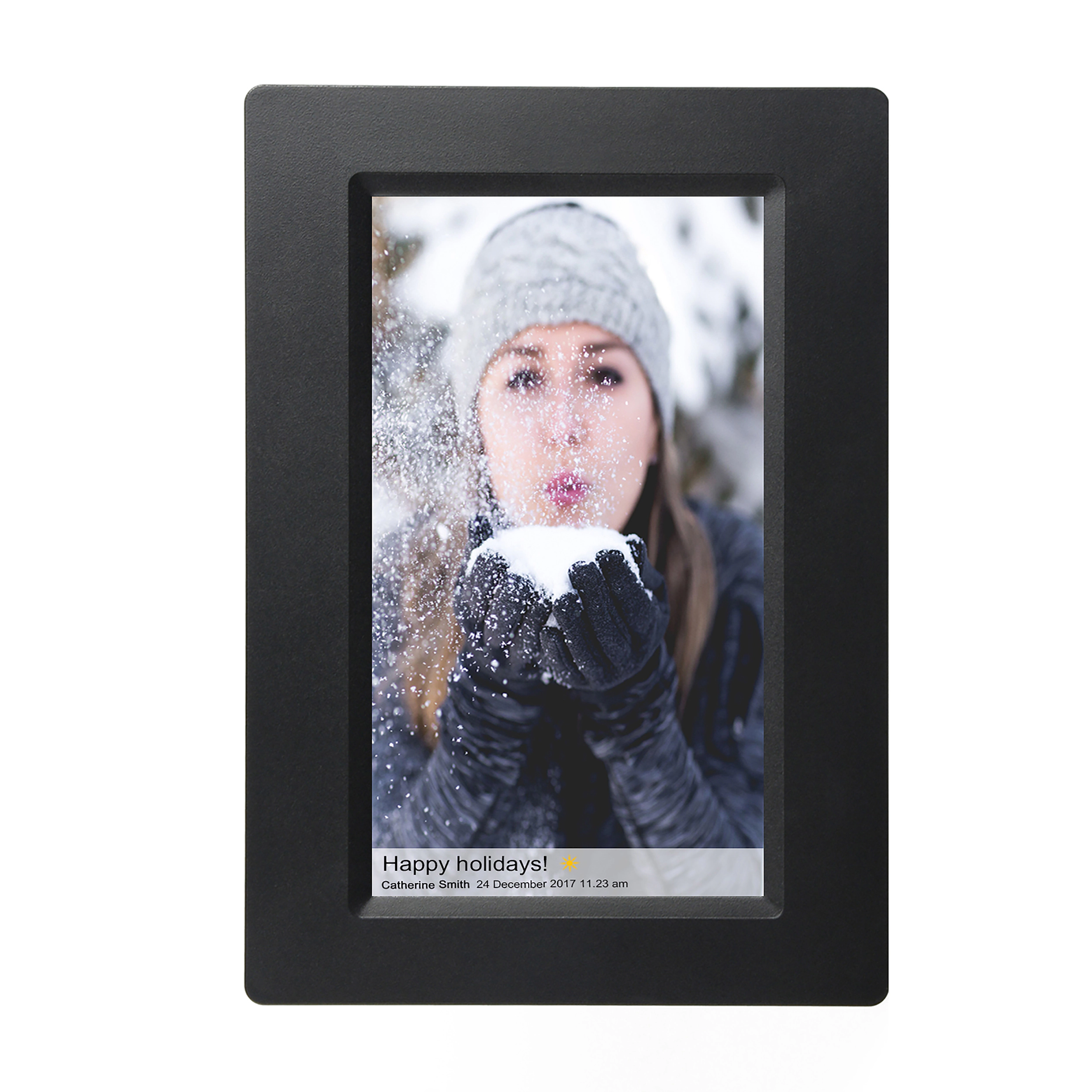 SuperSonic 10 Inch Smart Digital Photo Frame in Black with 16gb Internal Storage
