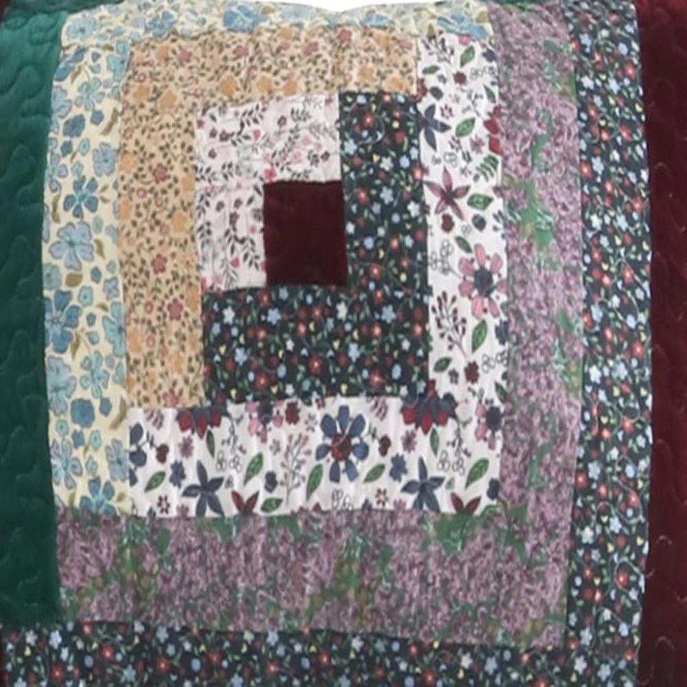 Greenland Home Fashion Pine Grove Floral Print Perfect Pillow Sham