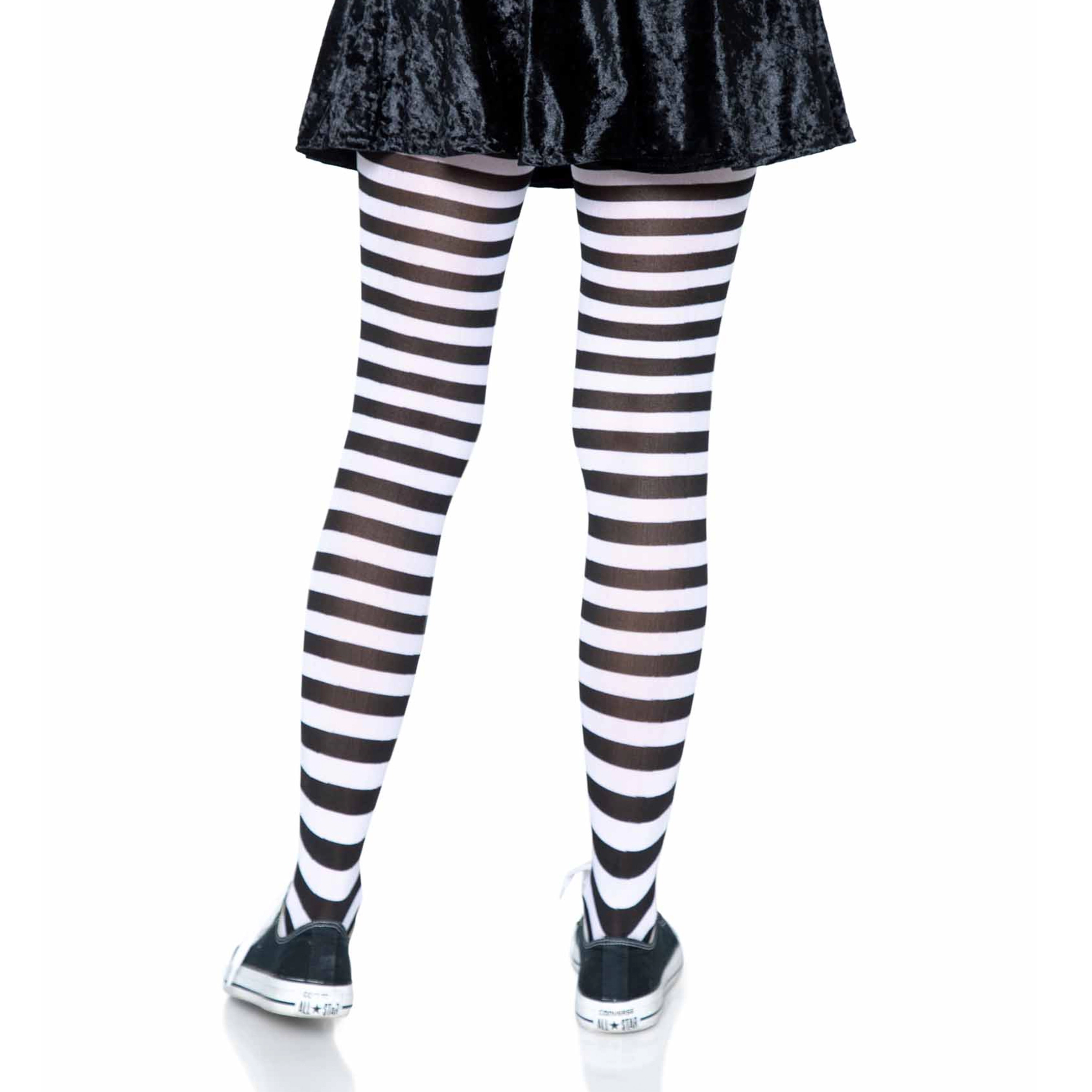 Leg Avenue Women's Nylon Striped Tights