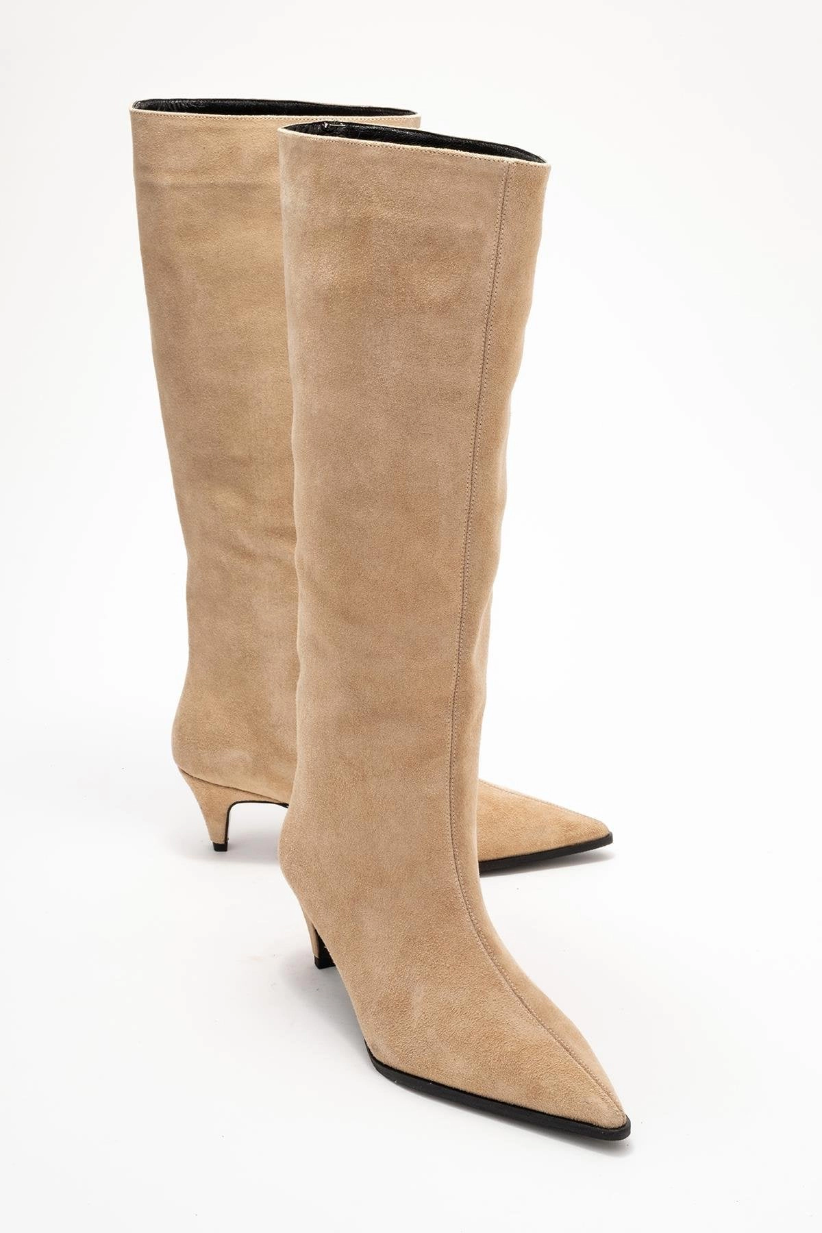 Forever & Always Womens Siora Leather Knee High Boots