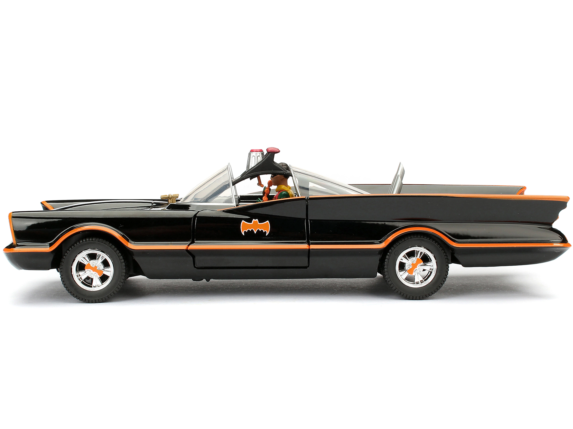 Jada Model Kit Classic Batmobile Black with Batman Diecast Figure "Batman" (1966-1968) TV Series "Build N'
