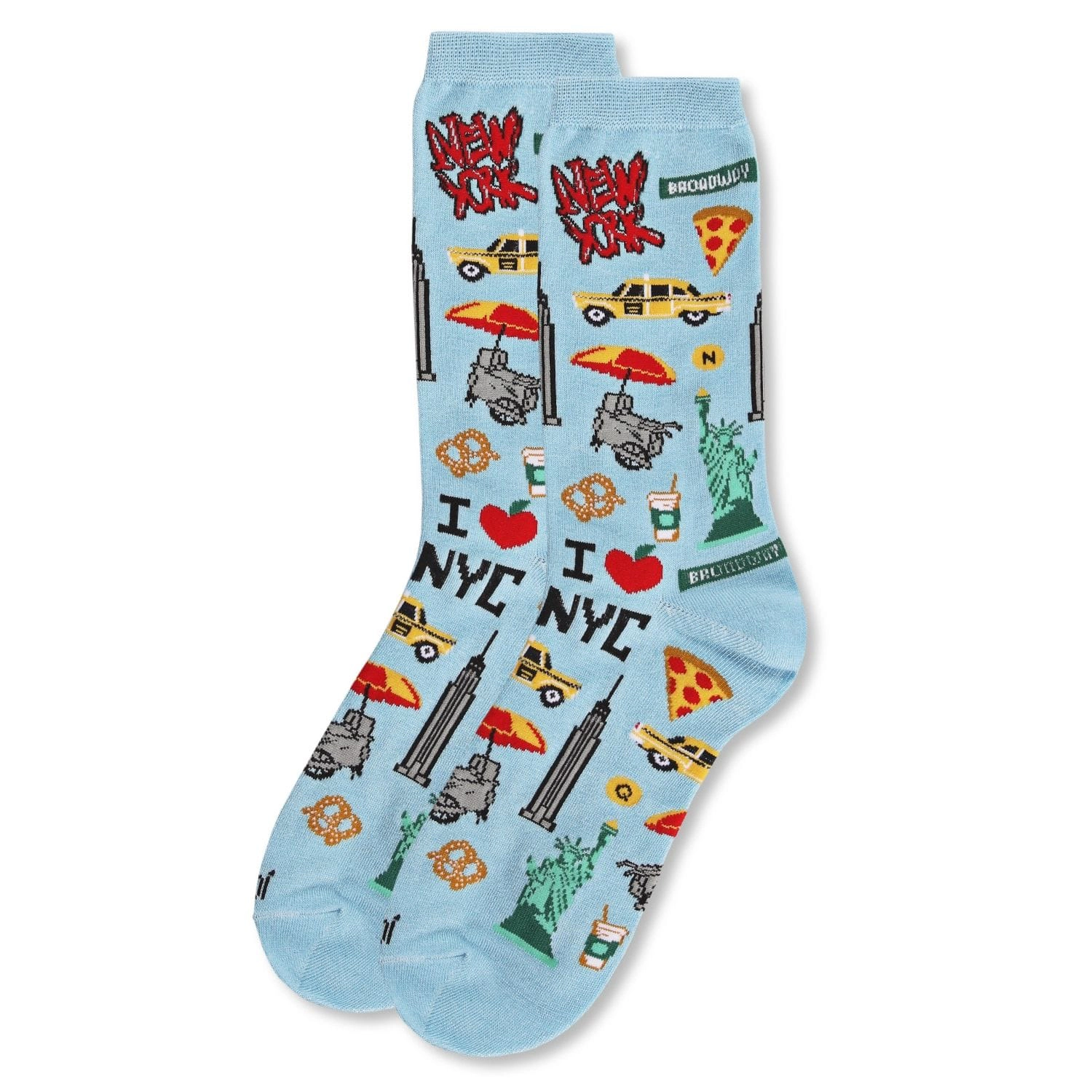 MeMoi New York City Bamboo Blend Crew Socks