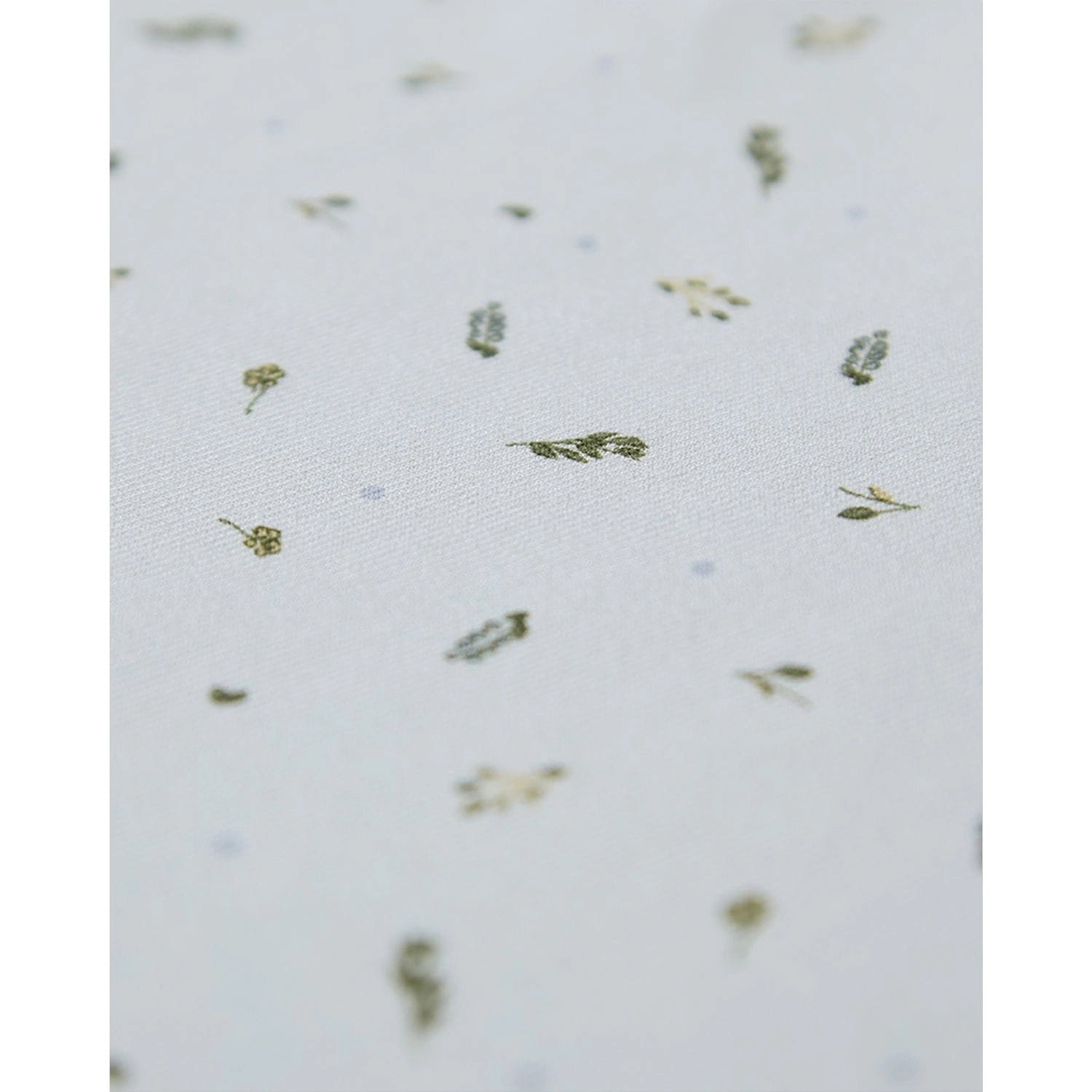 MeMoi Baby Unisex "Tiny Leaves" Rayon-Blend Receiving and Swaddle Blanket