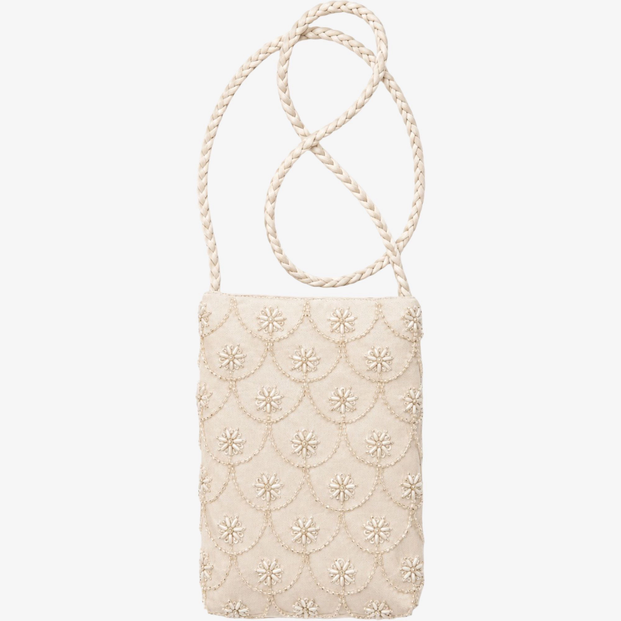 Alilang Women's Beaded Embroidered Shoulder and Crossbody Bag for Elegant Occasions