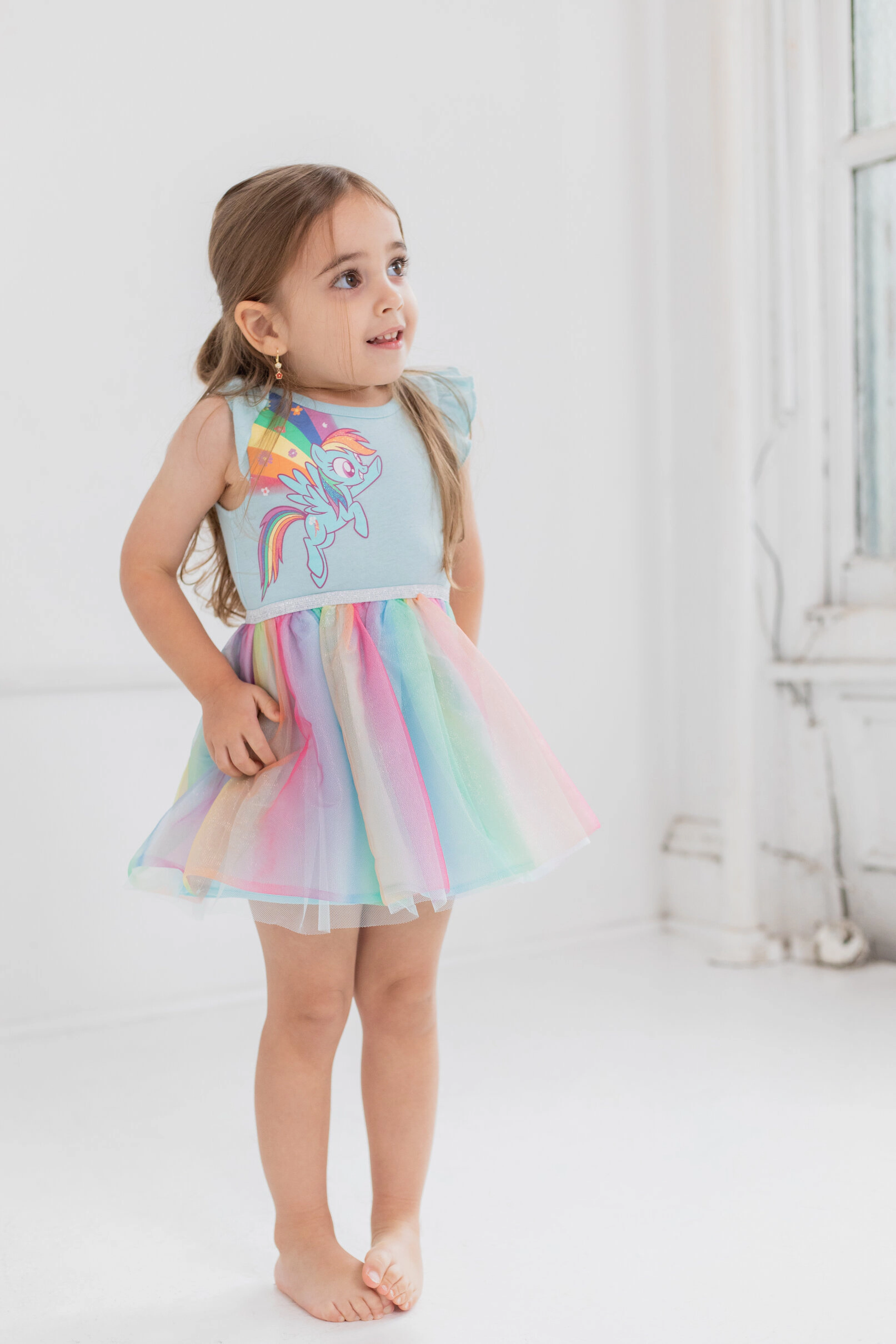 My Little Pony Rainbow Dash Girls' Glitter Tutu Gown