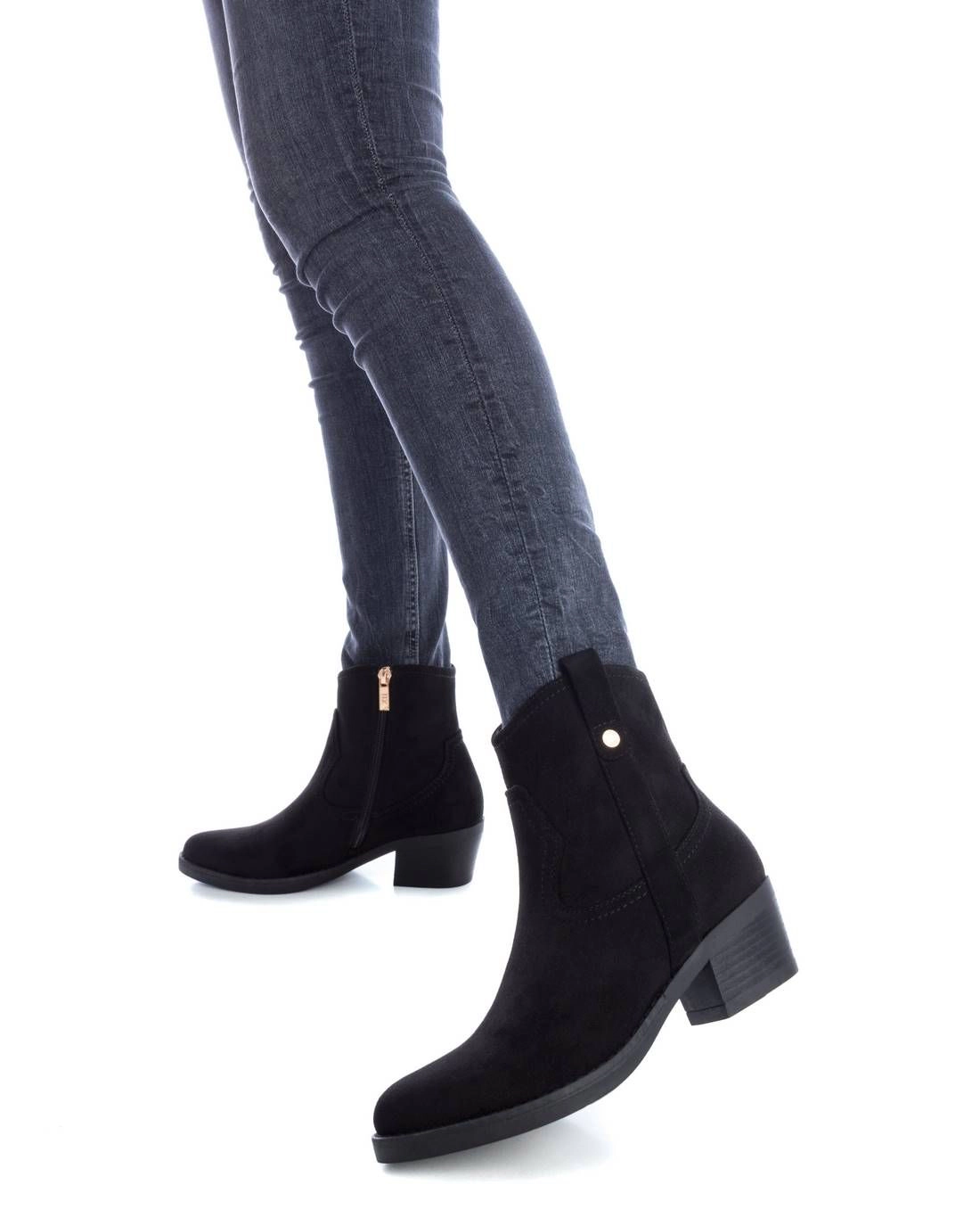 XTI Women's Suede Italian Western Boots