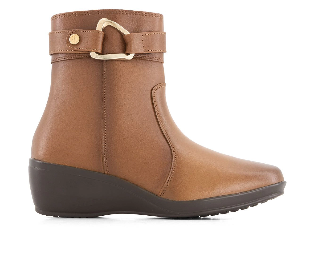 Andrea Womens Leather Booties