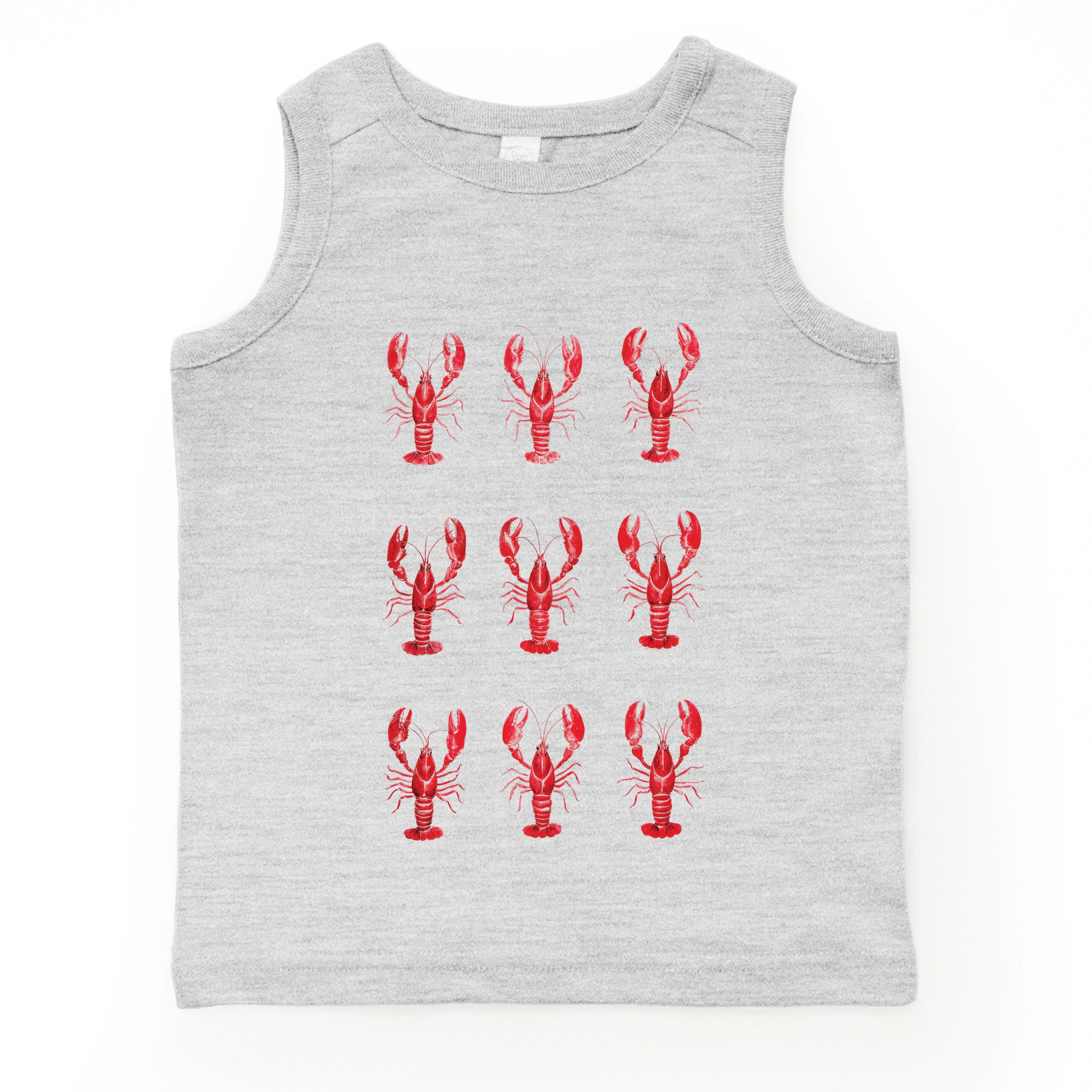 The Juniper Shop - Youth Tank Top Nine Lobsters Watercolor