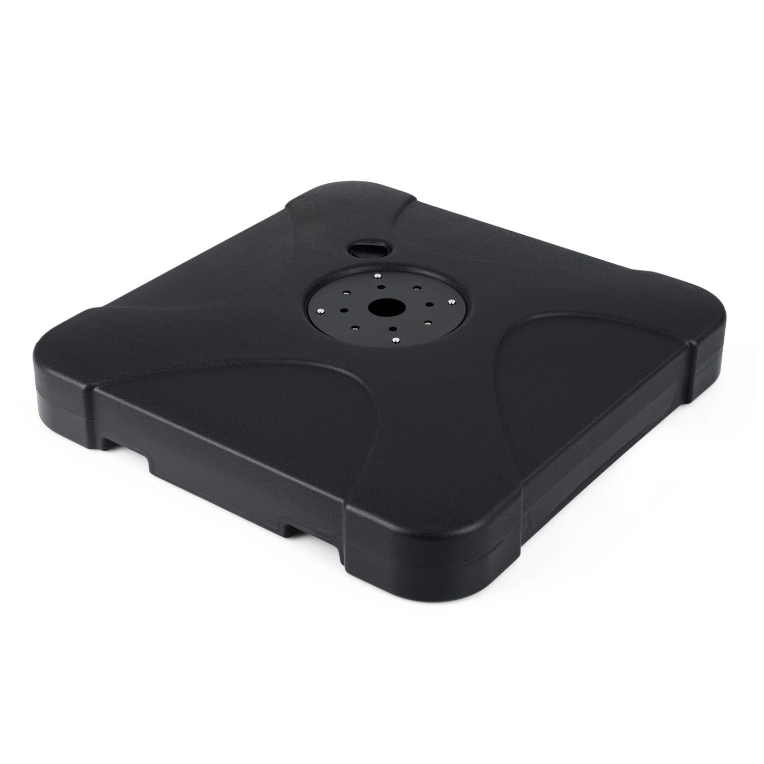 Slickblue Patio Cantilever Umbrella Base Stand 8–10 ft Compatible Water Sand Fill Reservoir Black