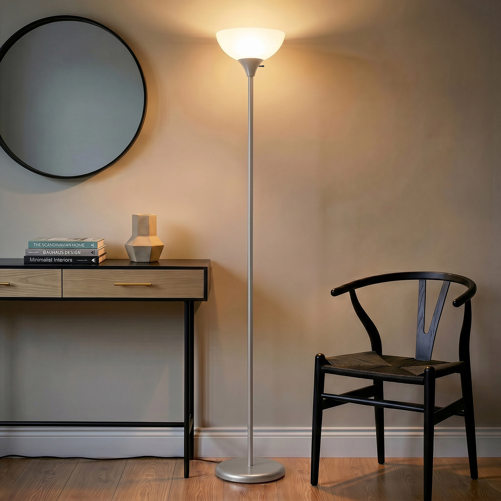 Brightech Sky Dome Torchiere Dimmable Floor Lamp