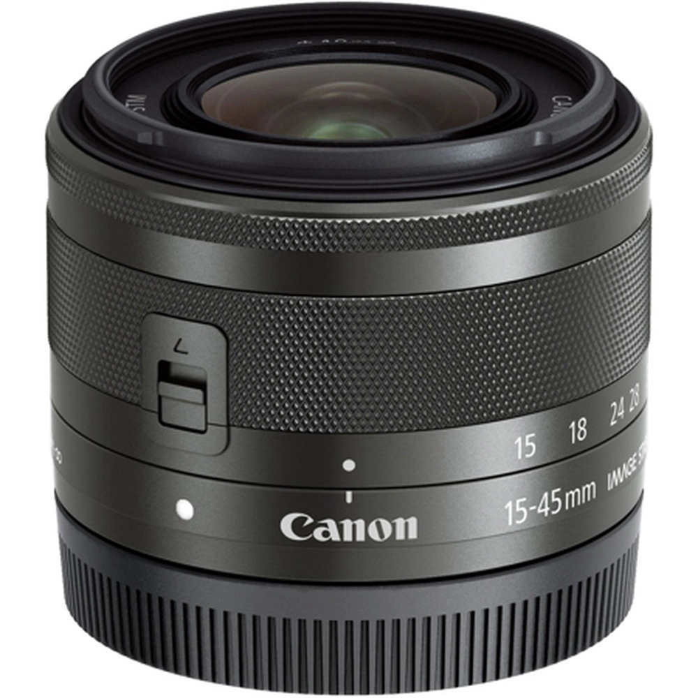 Canon EF-M Zoom Lens for Canon EF-M - 15mm-45mm - F/3.5-6.3 Graphite
