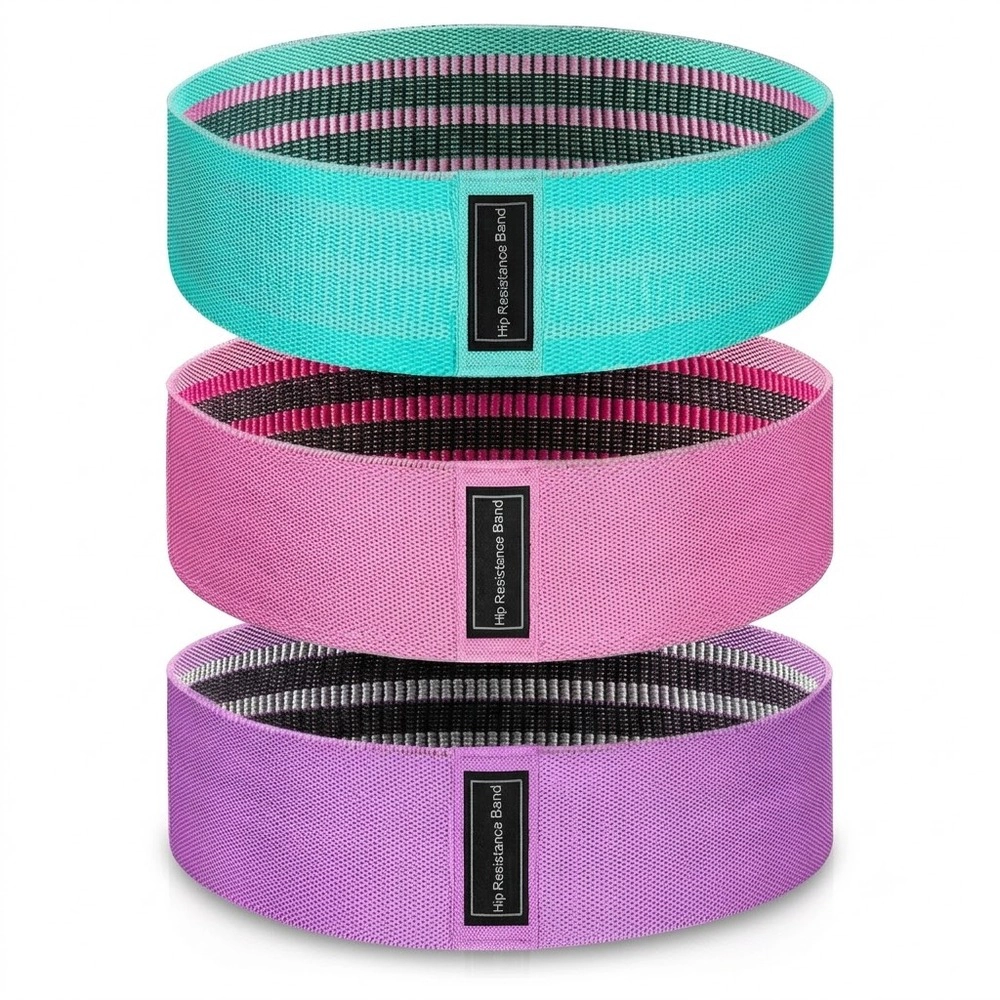 Radiant Essence Unisex Fabric Resistance Bands Set