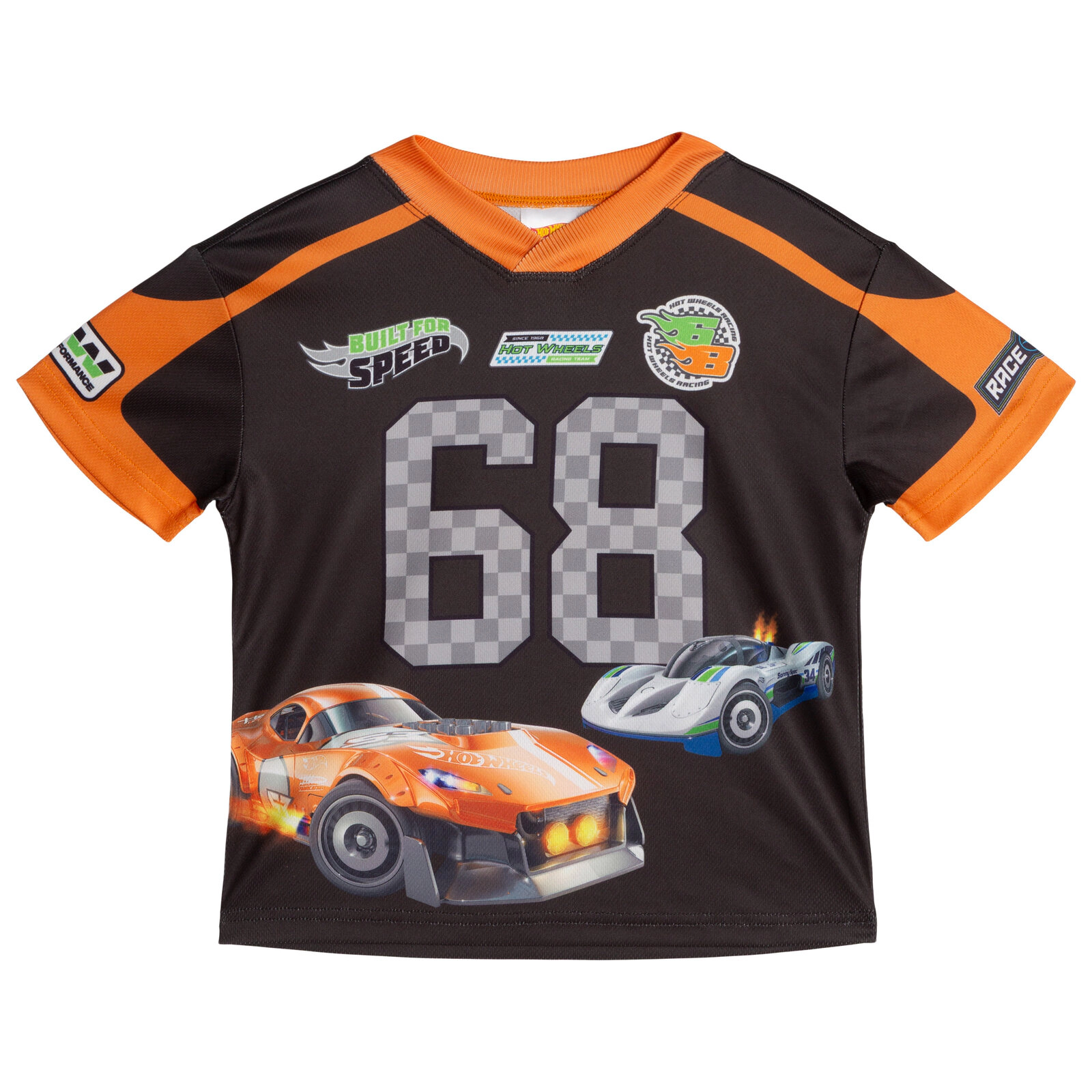 Hot Wheels Boys' Racing 2-Piece Tee and Joggers Set