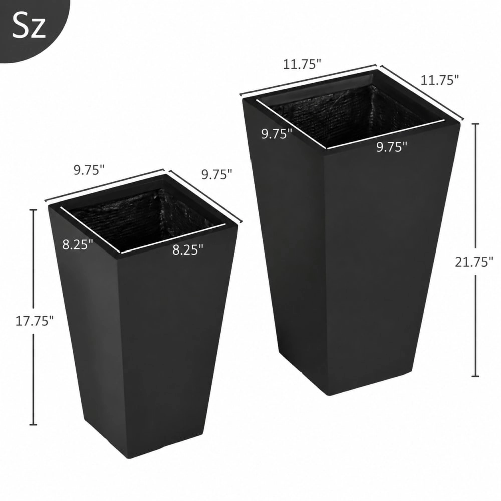 WOW PIONEER Tall Cylindrical Garden Planter