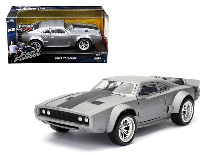 Jada Dom's Ice Charger "Fast & Furious" F8 Movie 1/24 Diecast Model Car by Jada