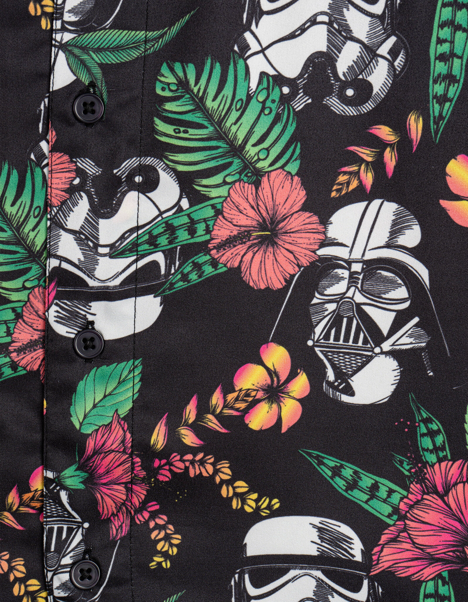 Star Wars Boys' Hawaiian Button Down Shirt