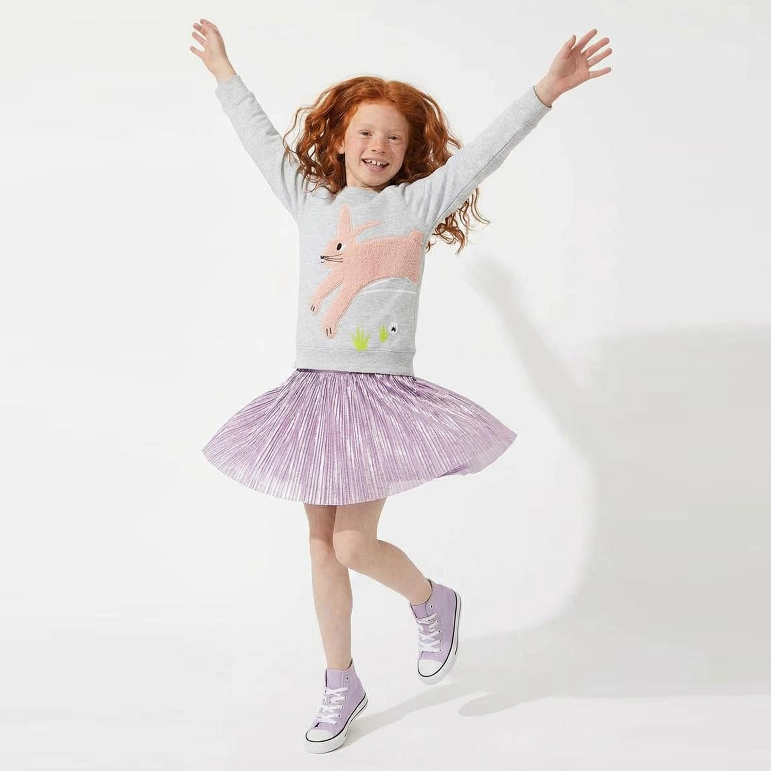 Rockets of Awesome Shimmery Pleat Skirt for Girls