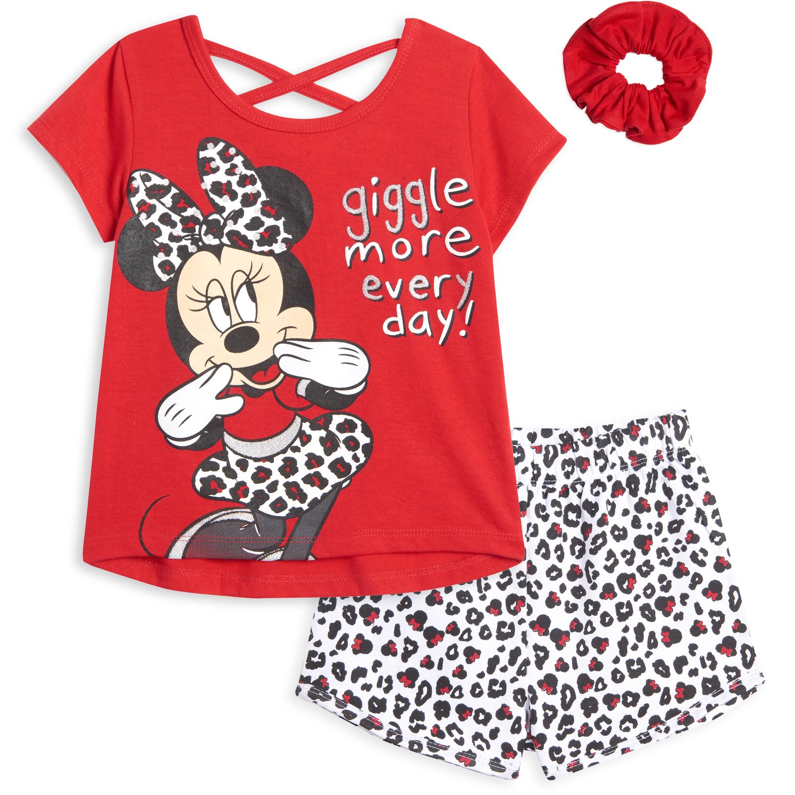 Disney Minnie Mouse Girls' Top and Shorts Set