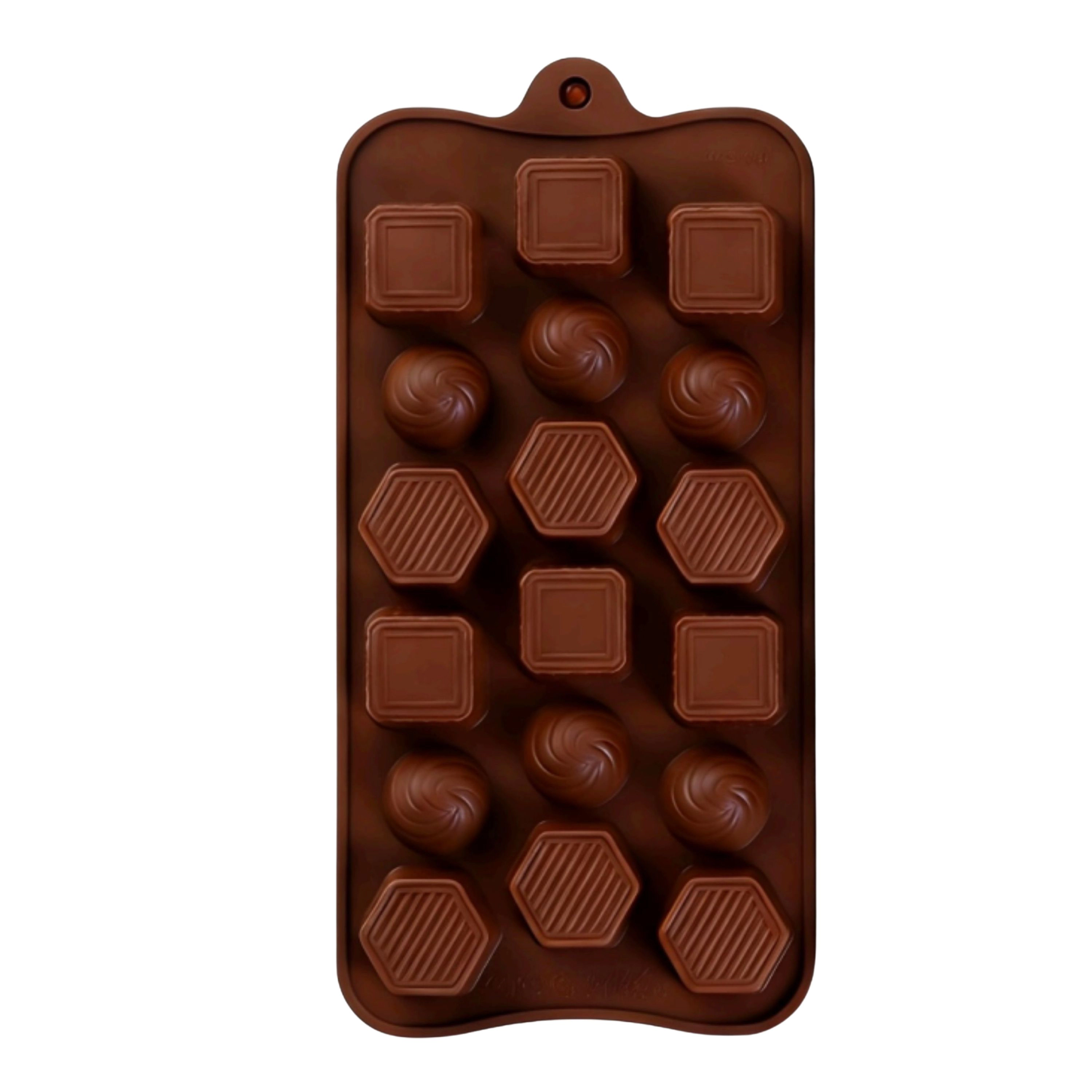 Kitcheniva 4.1 x 8.3 Inch Silicone Chocolate Drop Mold with 3 Unique Designs