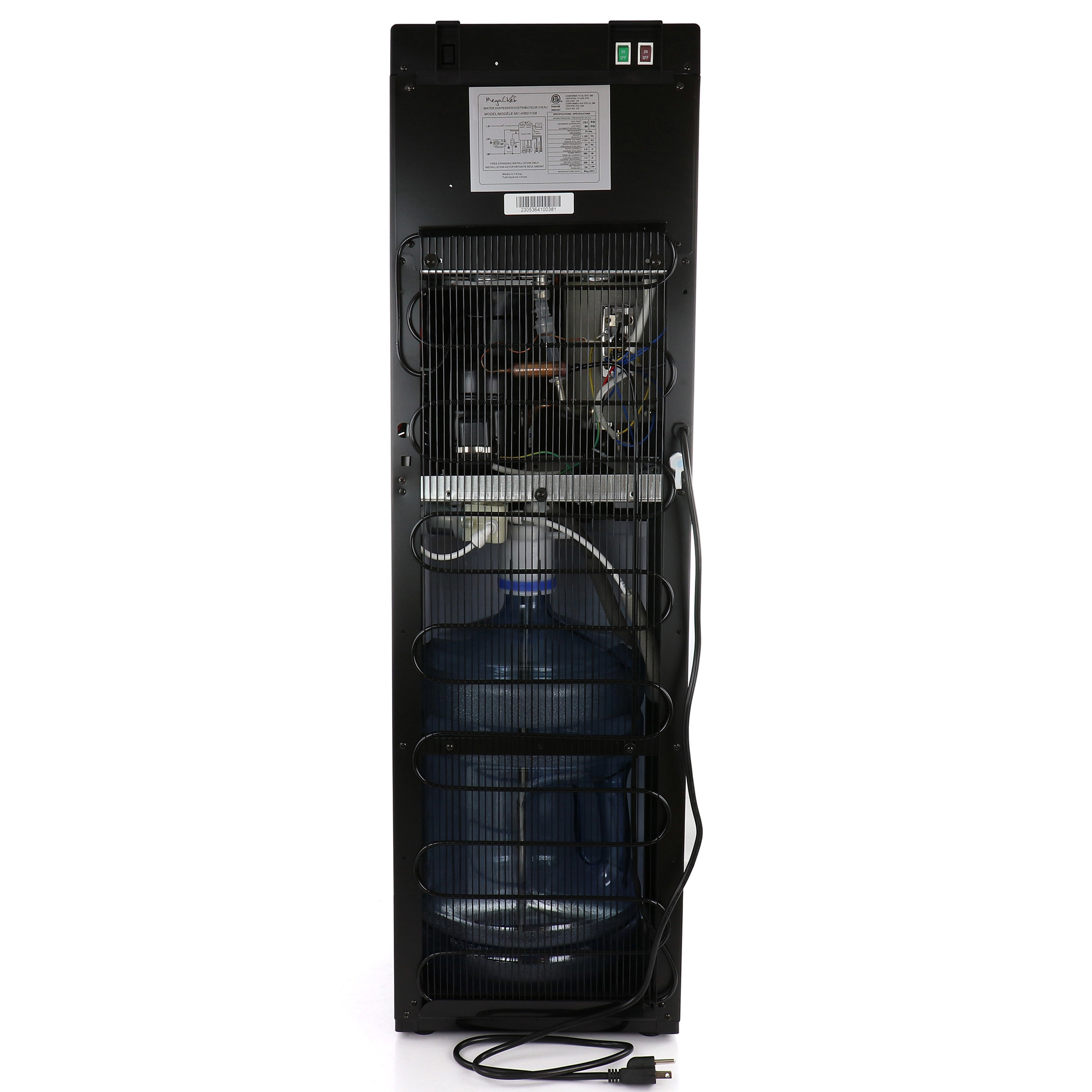 MegaChef Bottom Load Hot and Cold Water Dispenser
