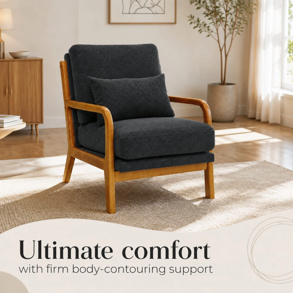 GOODSILO Upholstered Accent Chair Versatile Seating