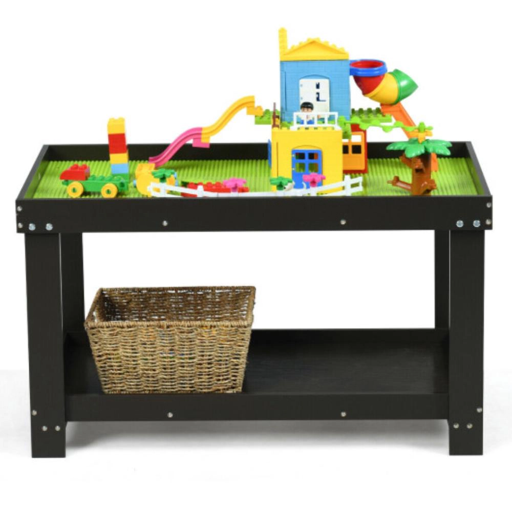 Hivvago Solid Multifunctional Wood Kids Activity Play Table