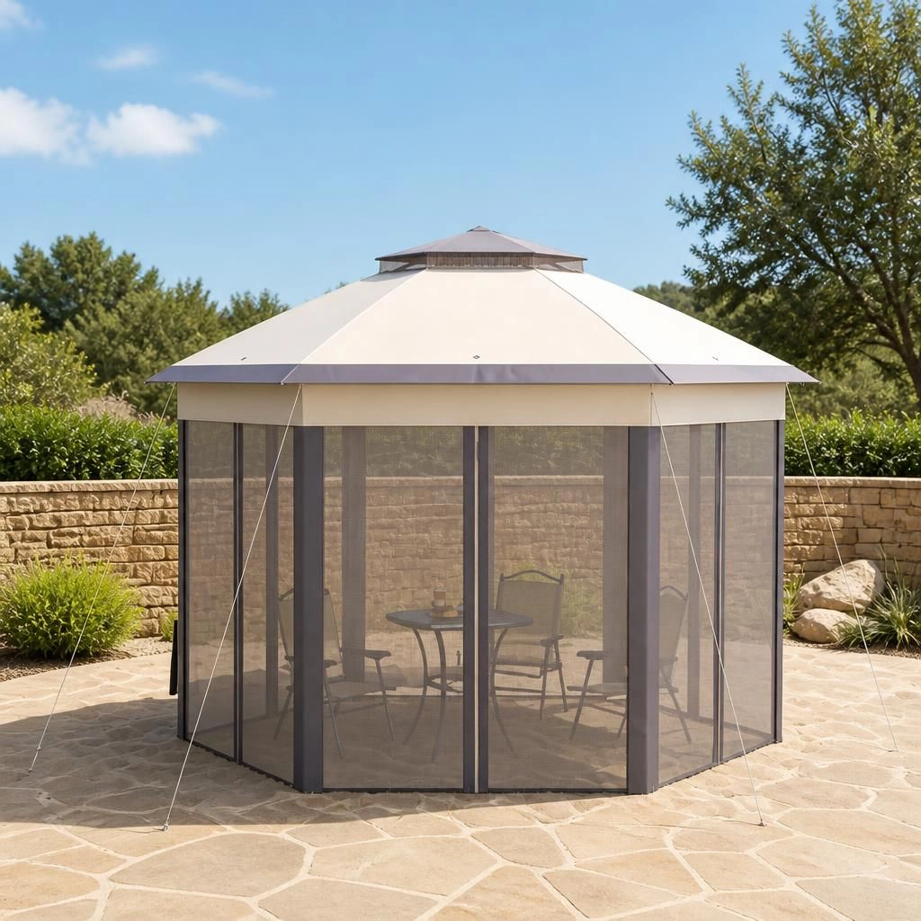 WOW PIONEER Square Outdoor Canopy Gazebo