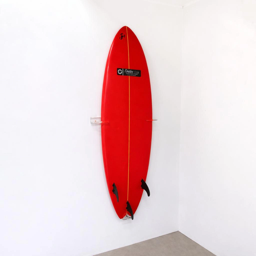 StoreYour Maui Surfboard Display, Vertical Clear Rack, Holds 50 lbs
