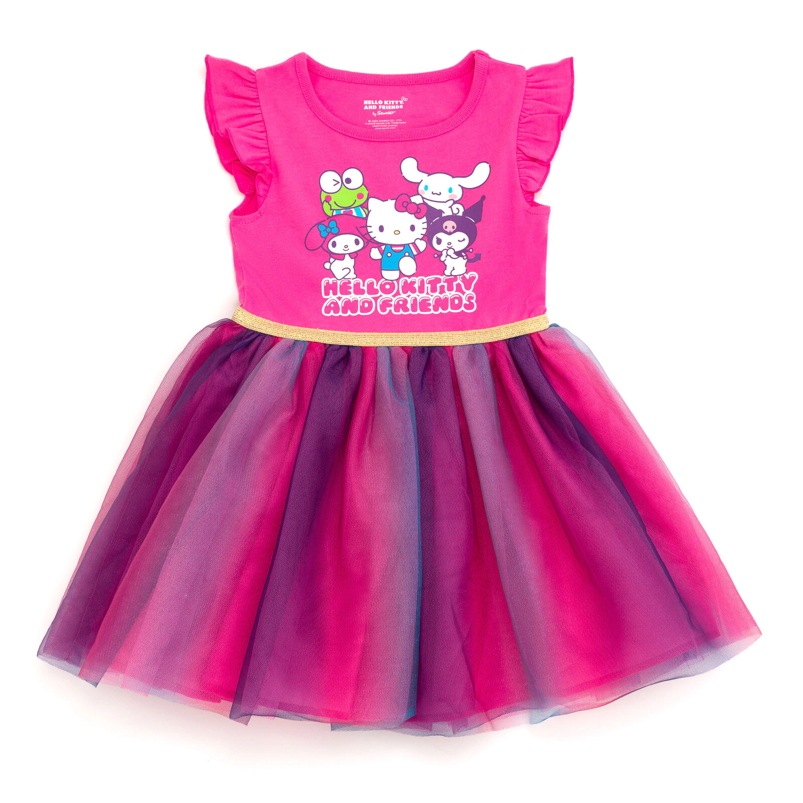 Hello Kitty Girls' Sleeveless Tutu Dress
