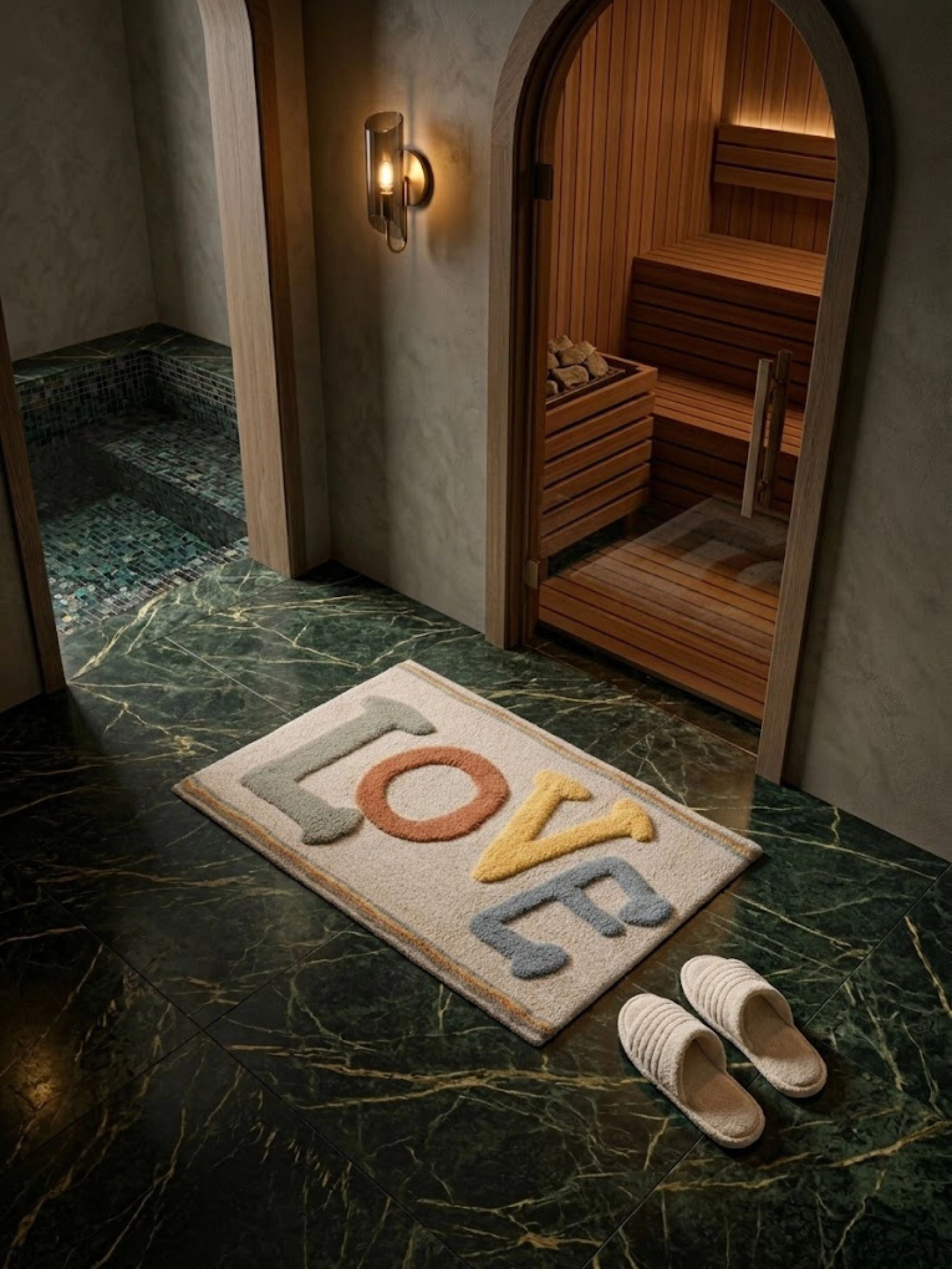 GAURI KOHLI Love Bath Mat