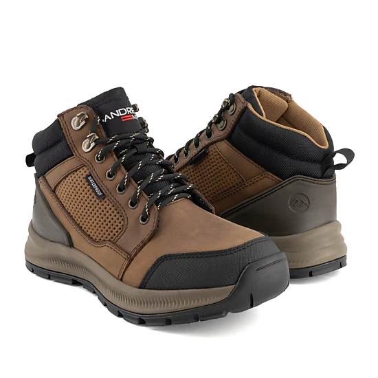 Andrea Men Mens Boots Leather, Color: Brown - JCPenney display picture 2