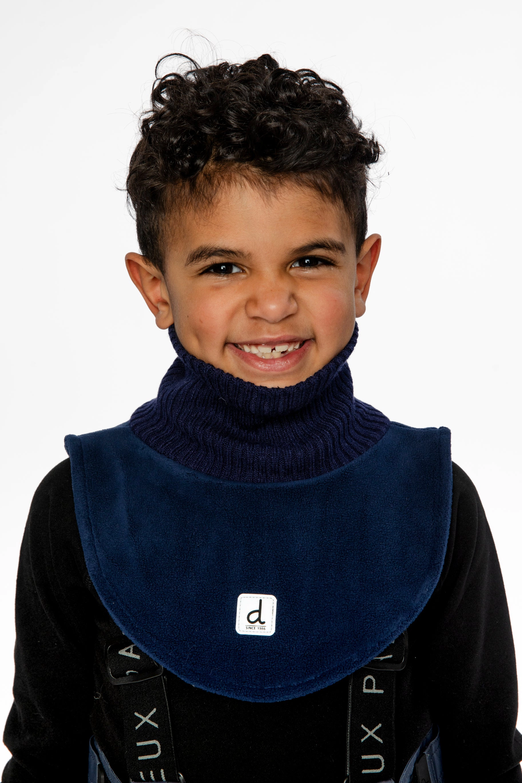 Deux par Unisex Ribbed Knit & Polar Fleece Turtle Neckwarmer - Years