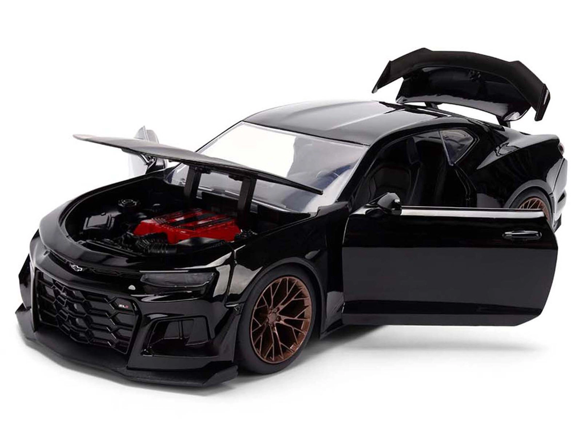 Jada 2024 Chevrolet Camaro ZL1 1LE Black "Fast X" (2023) Movie "Fast & Furious 25th Anniversary" Series 1/24