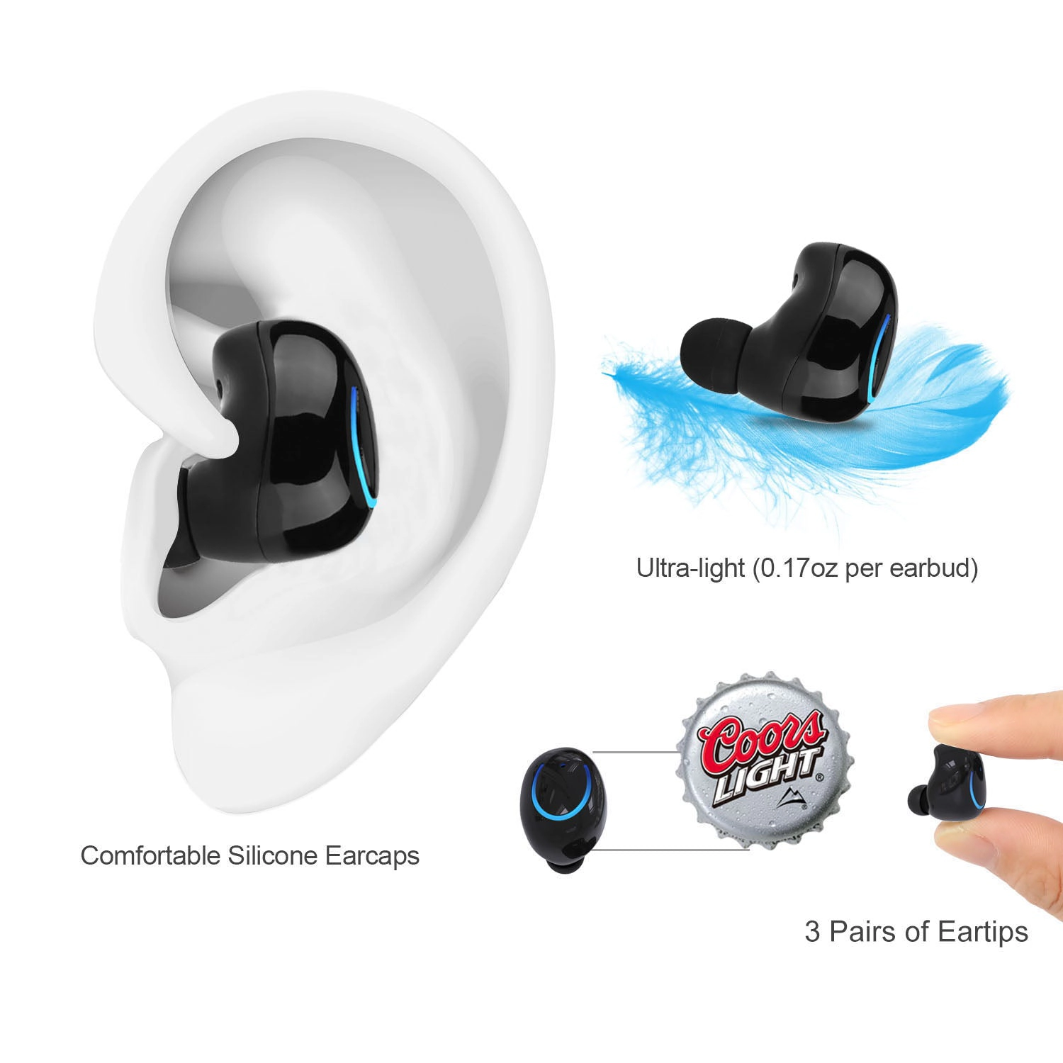 GBruno Wireless TWS Stereo Earbuds