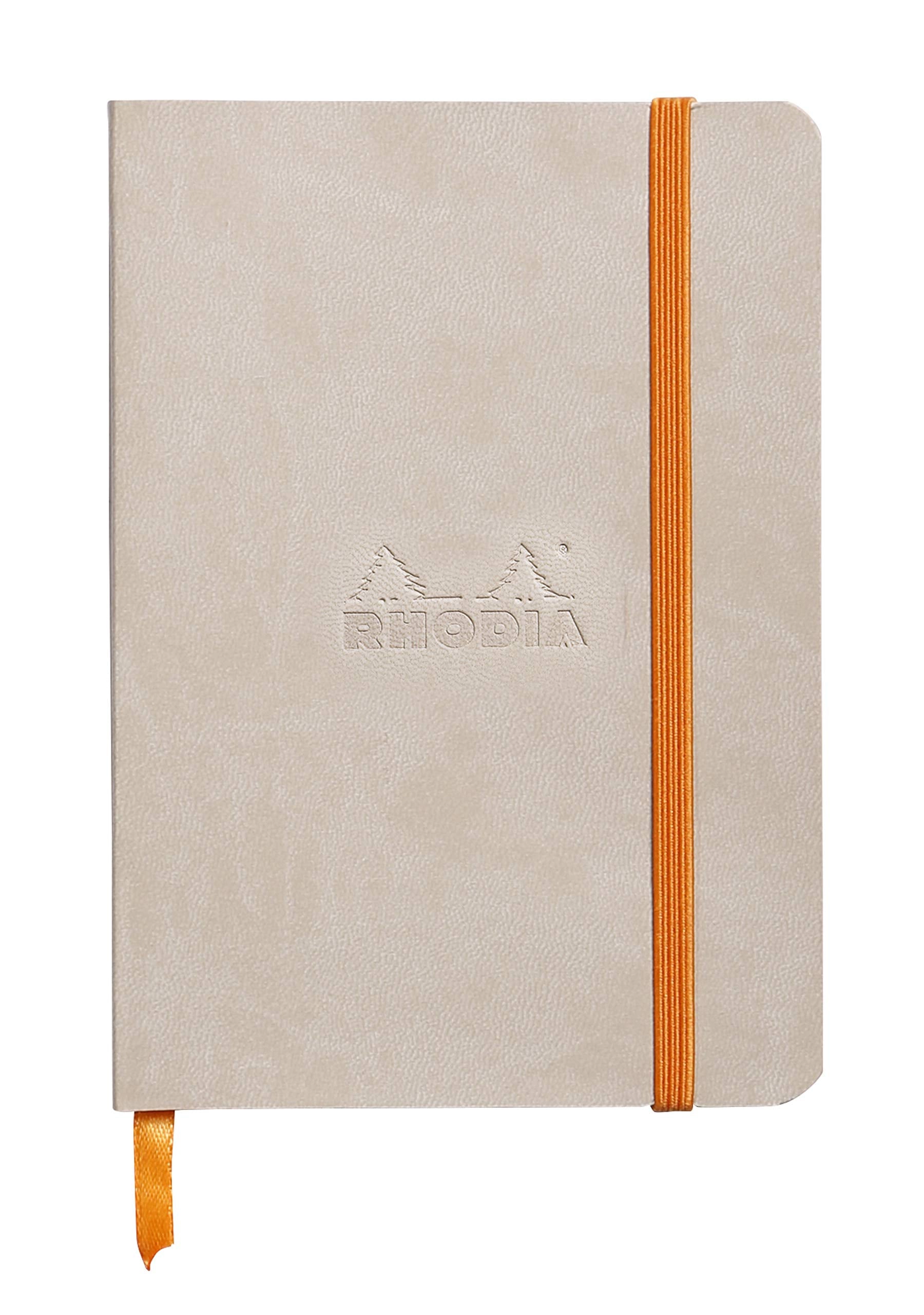 Rhodia Rhodiarama Softcover Notebook - 72 Lined Sheets, 4 x 5.5 in, Beige