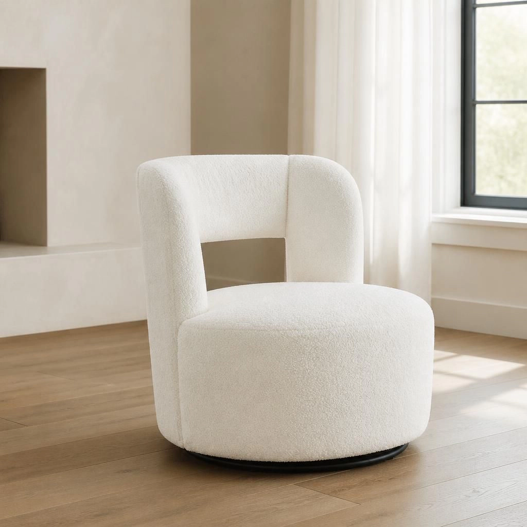 GOODSILO Sturdy Frame Upholstered Accent Chair