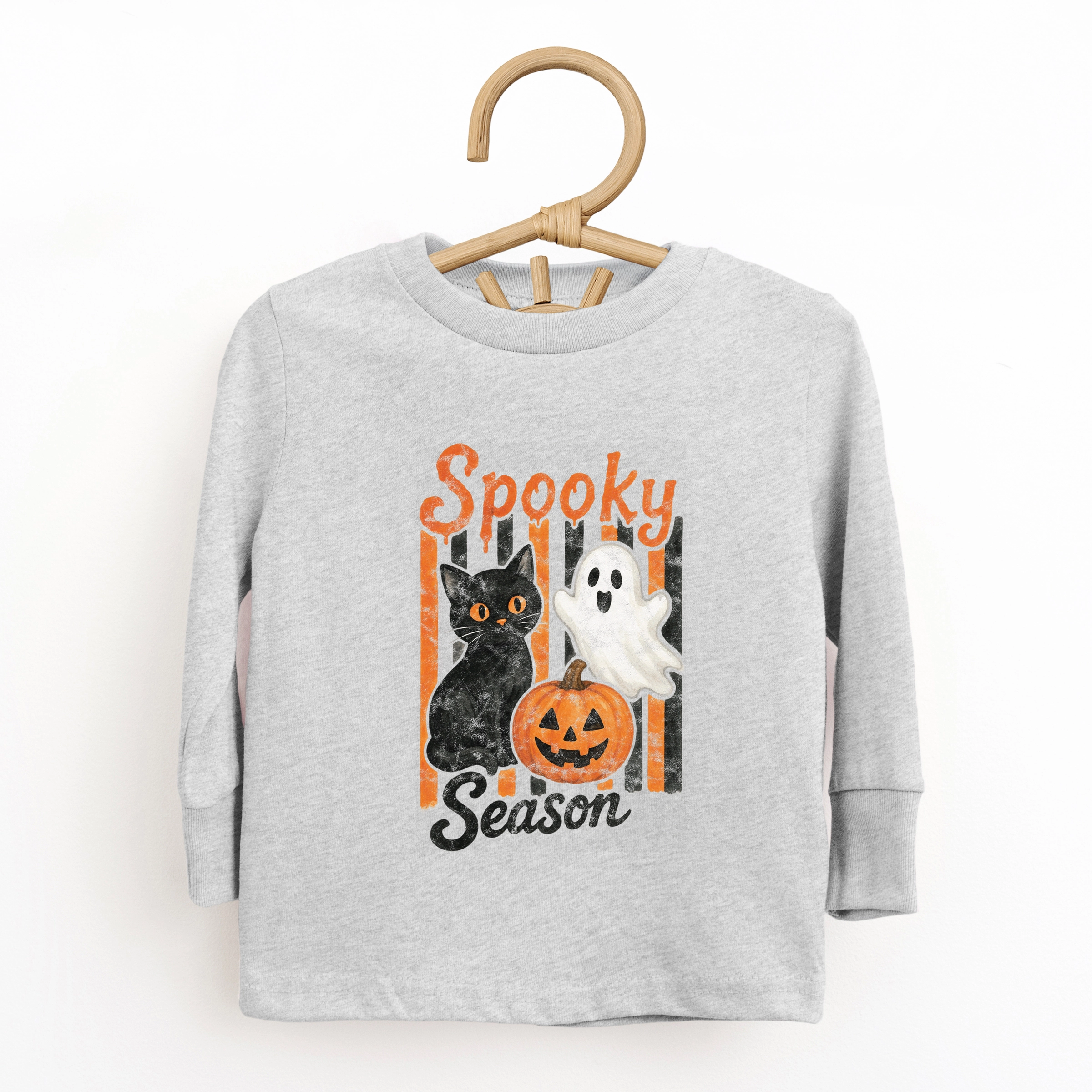 The Juniper Shop - Toddler Long Sleeve Graphic Tee Spooky Season Characters