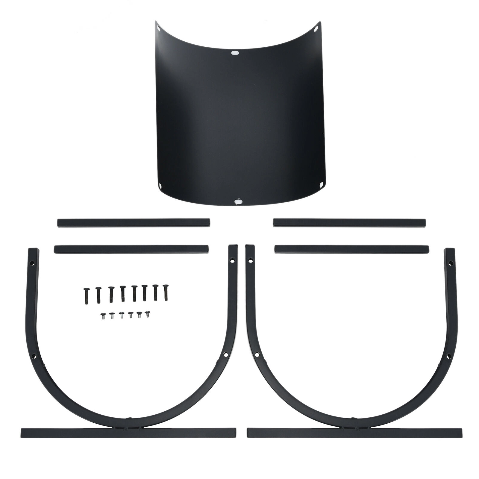 SUGIFT U-Shaped Steel Firewood Rack 66-lb Capacity 17-in Wide with Handles Black 1-Piece