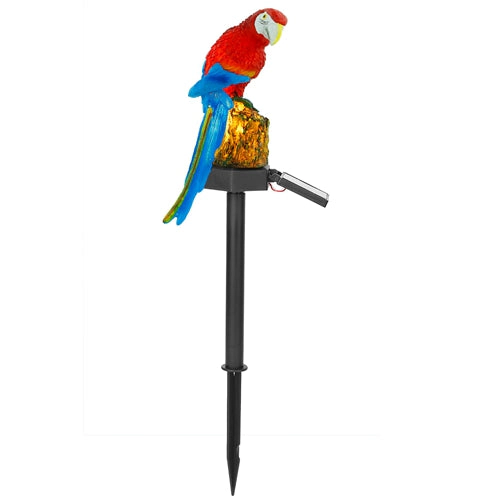 GBruno Solar-Powered Parrot Garden Light