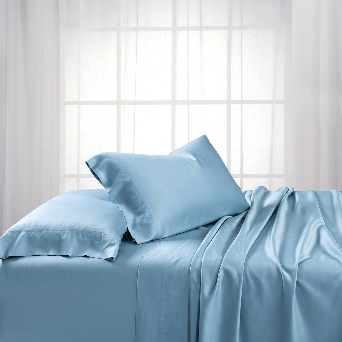 Egyptian Linens Bamboo Cotton Blend 15 Inch Deep Pocket Sheet Set