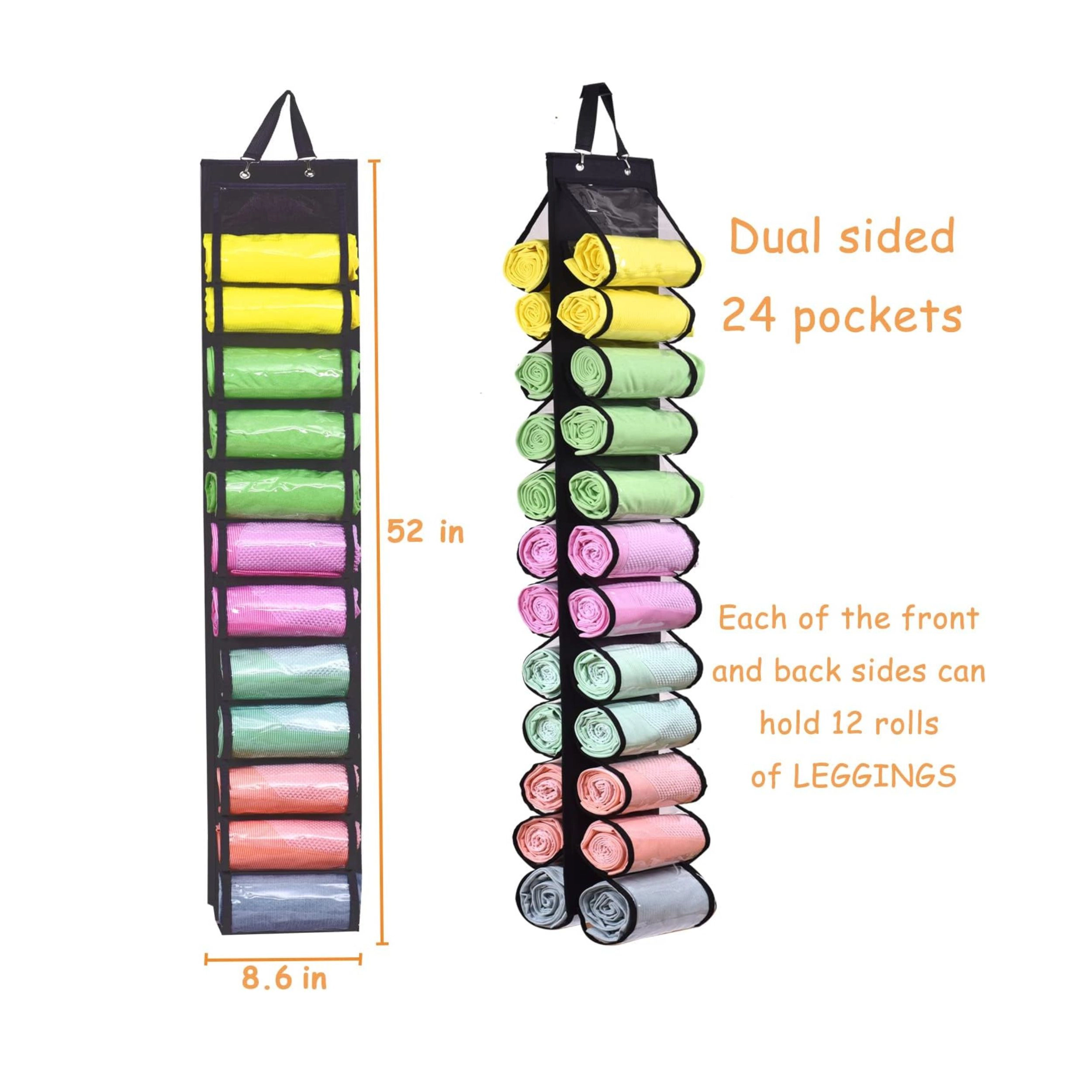 Stock Preferred Foldable Legging Storage Hanger Holds 24 Leggings Shirts and Jeans