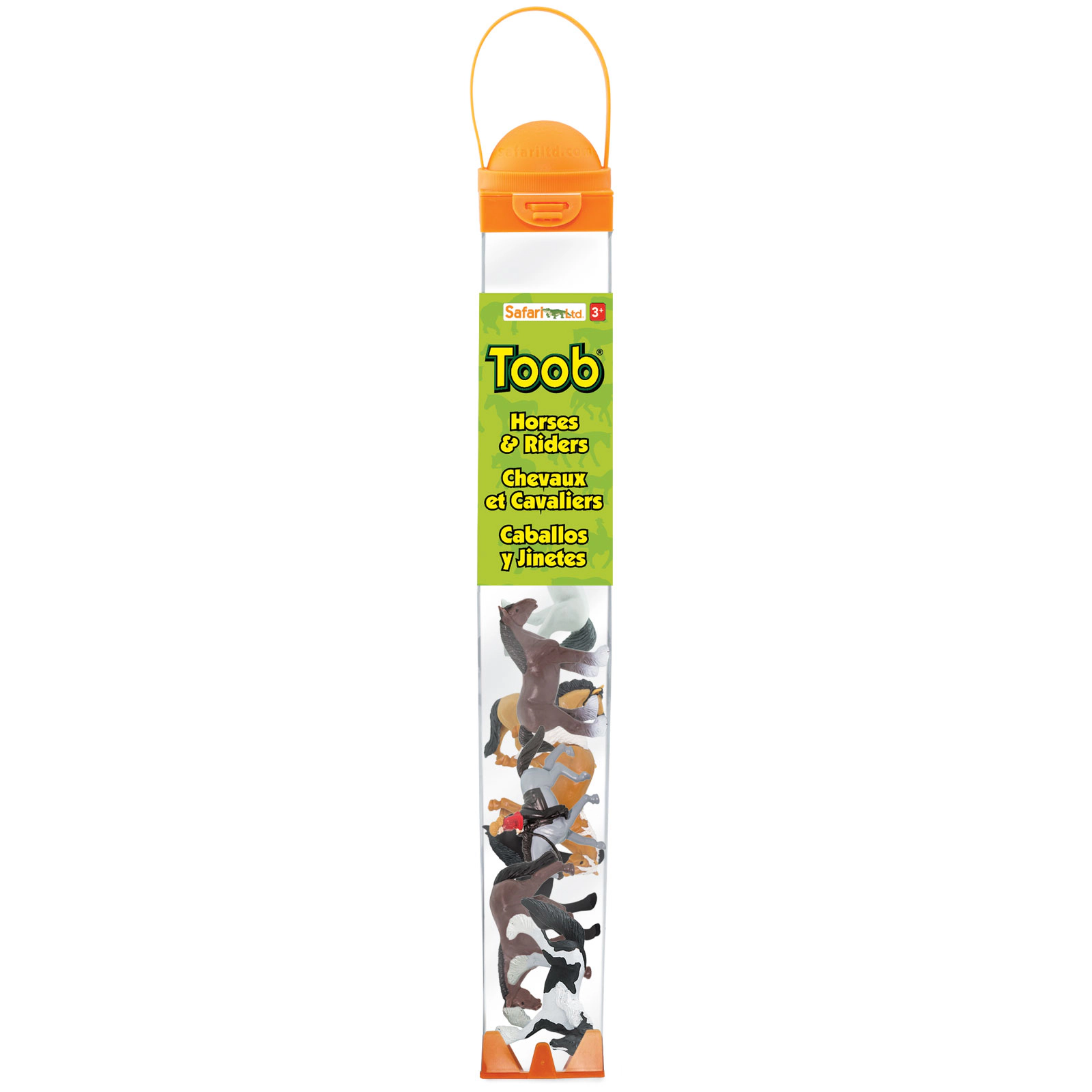 Safari Ltd. - Horses & Riders TOOB - contains 10 Mini Figurines